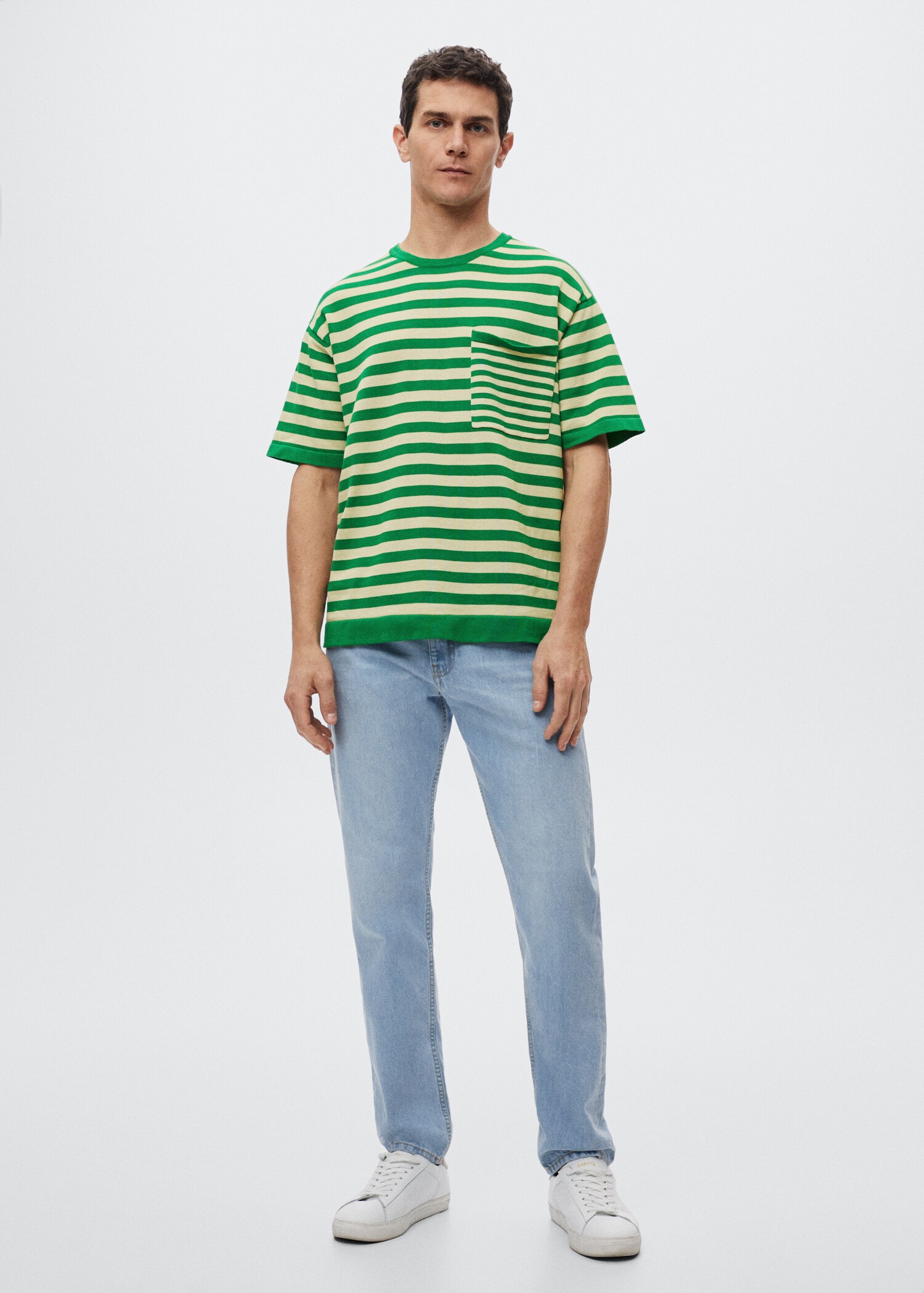 Striped jersey T-shirt - Plan general