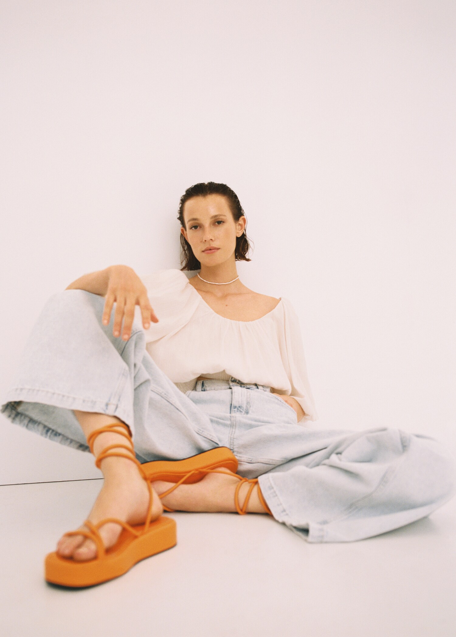 Platform strap sandals - General plane