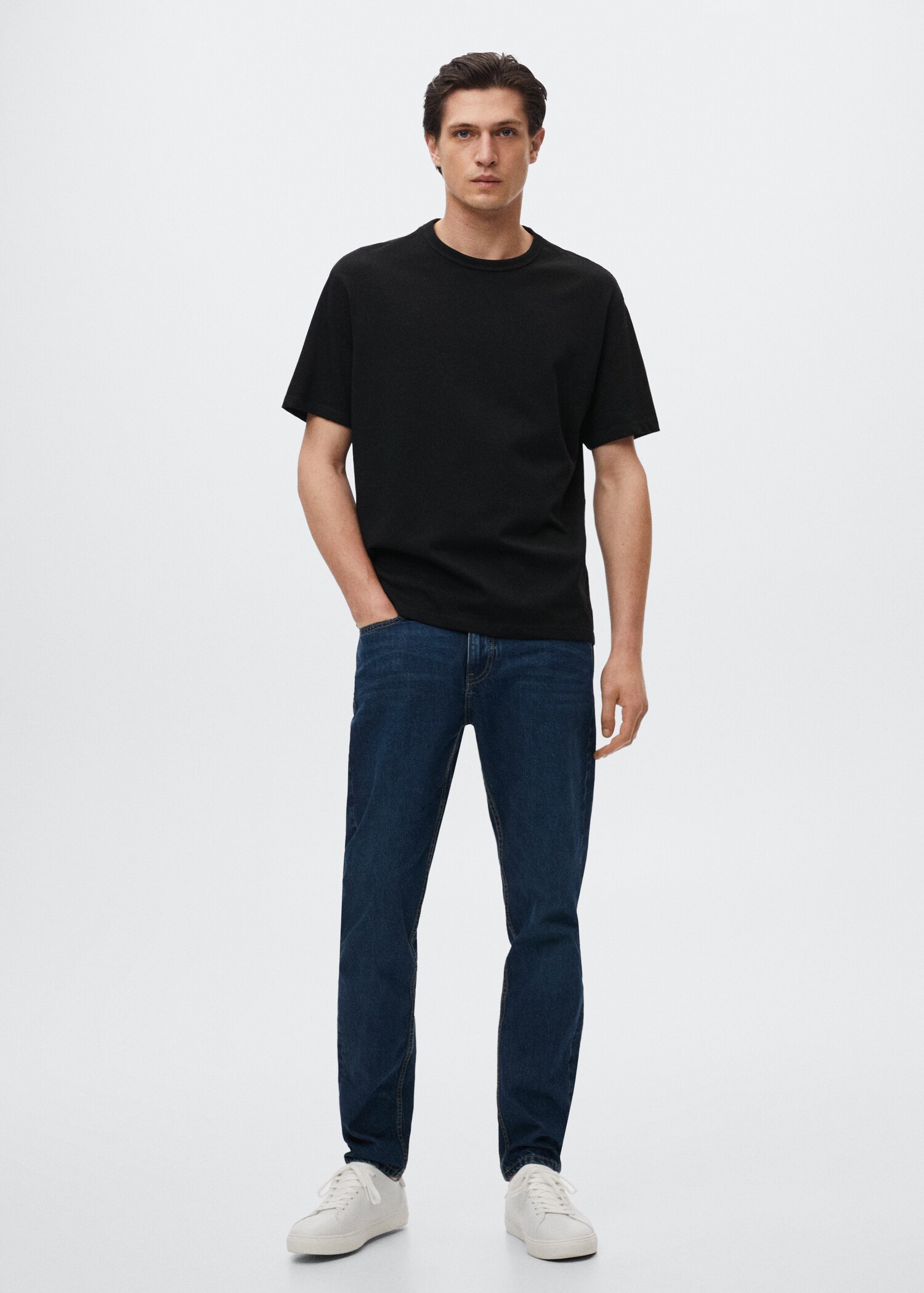 Camiseta algodón relaxed fit - Plano general
