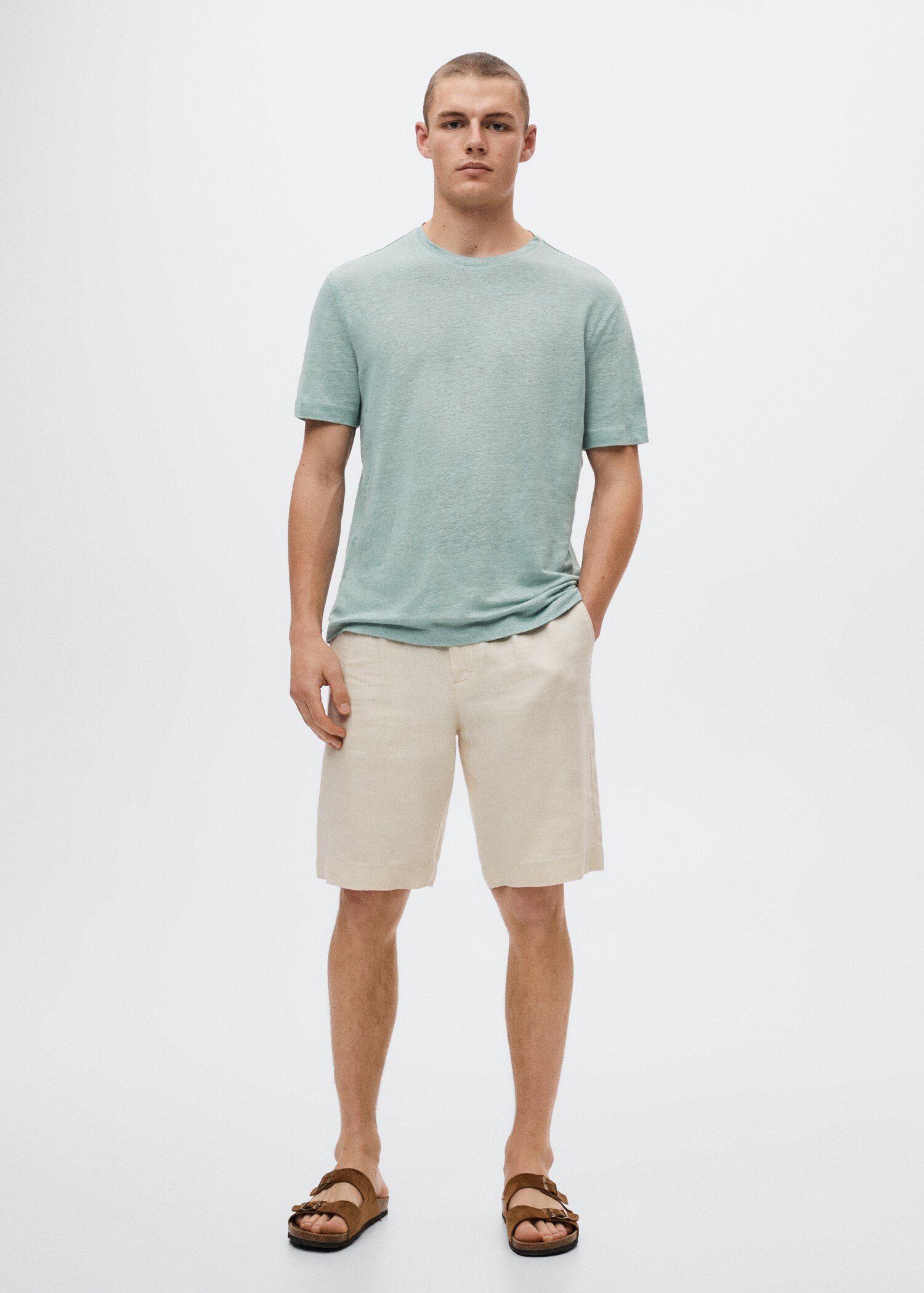 Camiseta 100% lino - Plano general