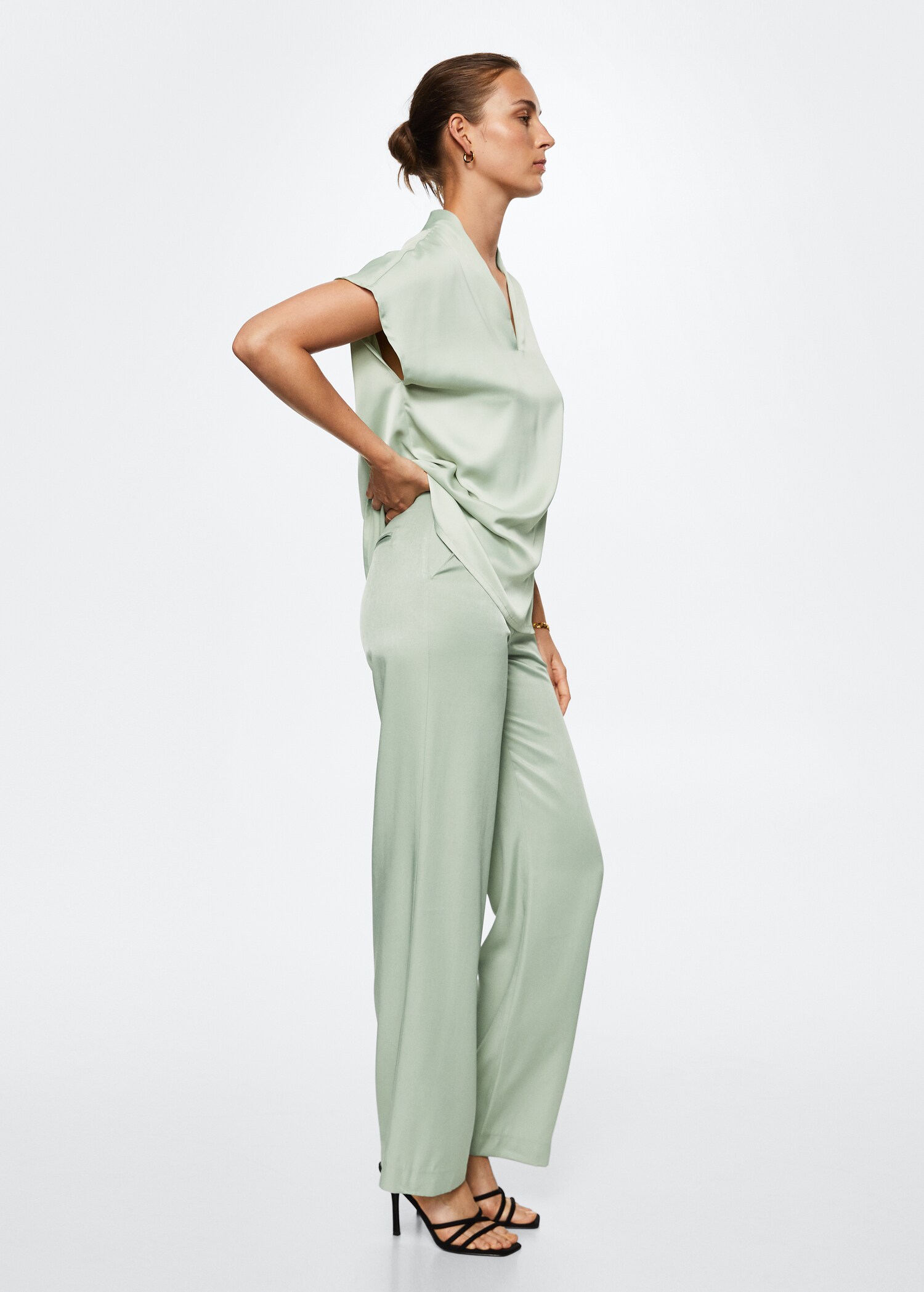 Straight suit trousers - General plane