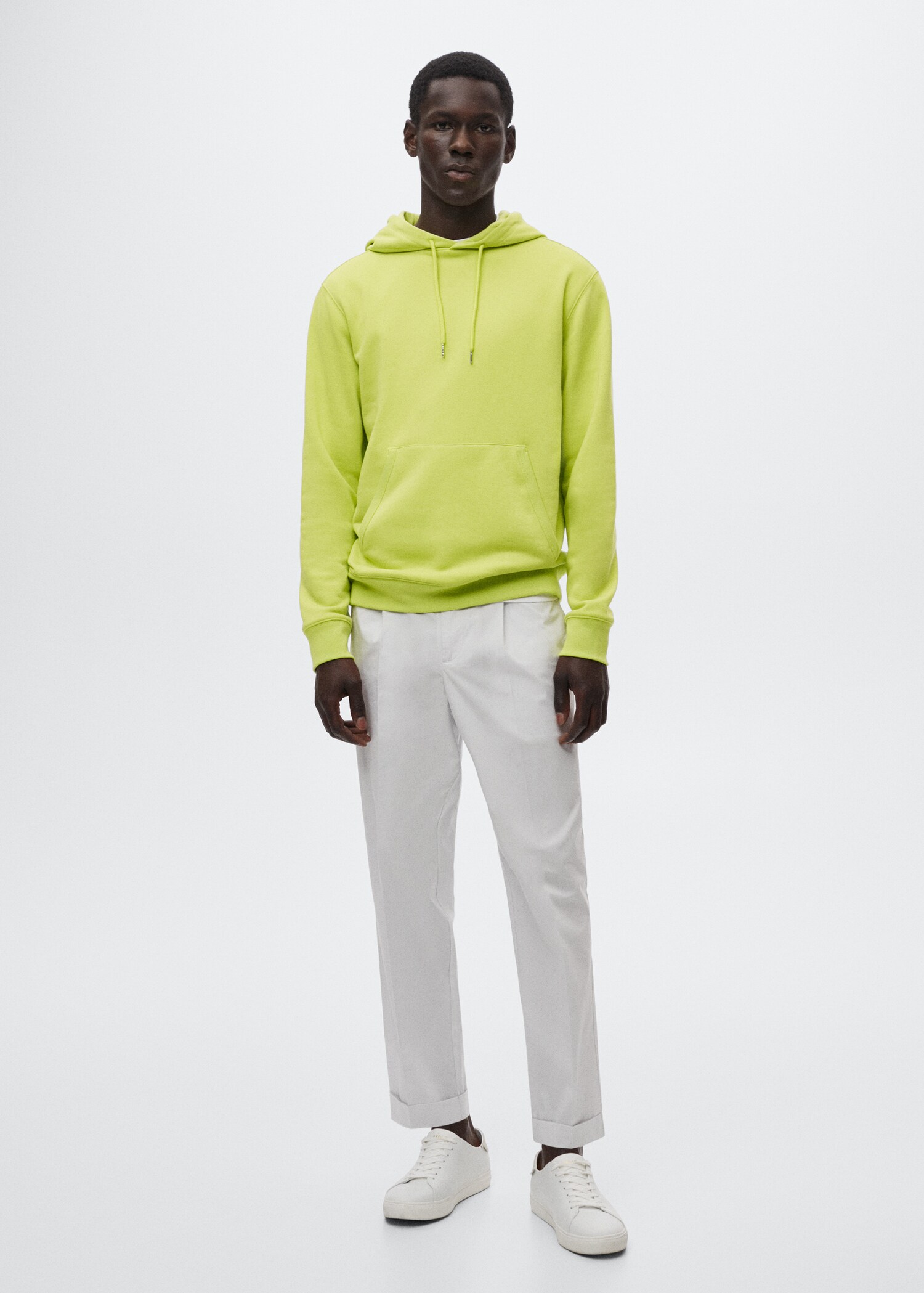Leichte Basic-Sweatshirt mit Kapuze - Allgemeine Ansicht