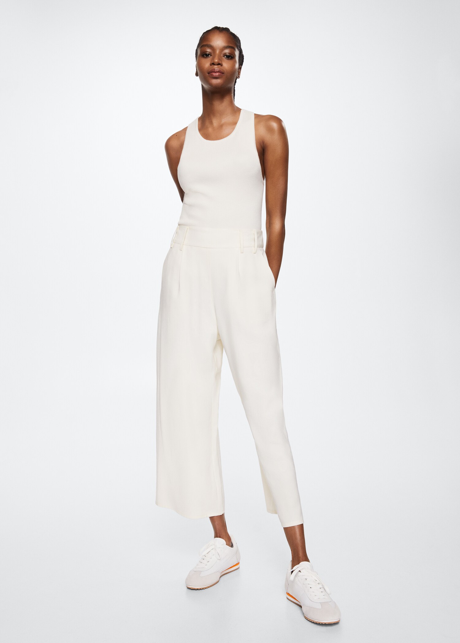  Fluid culotte trouser - General plane