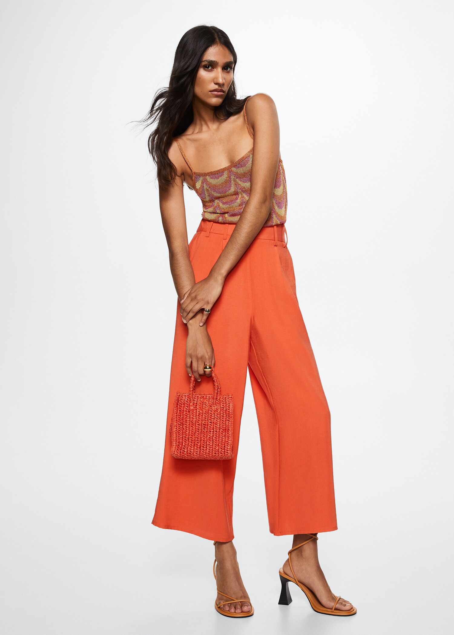  Fluid culotte trouser - General plane