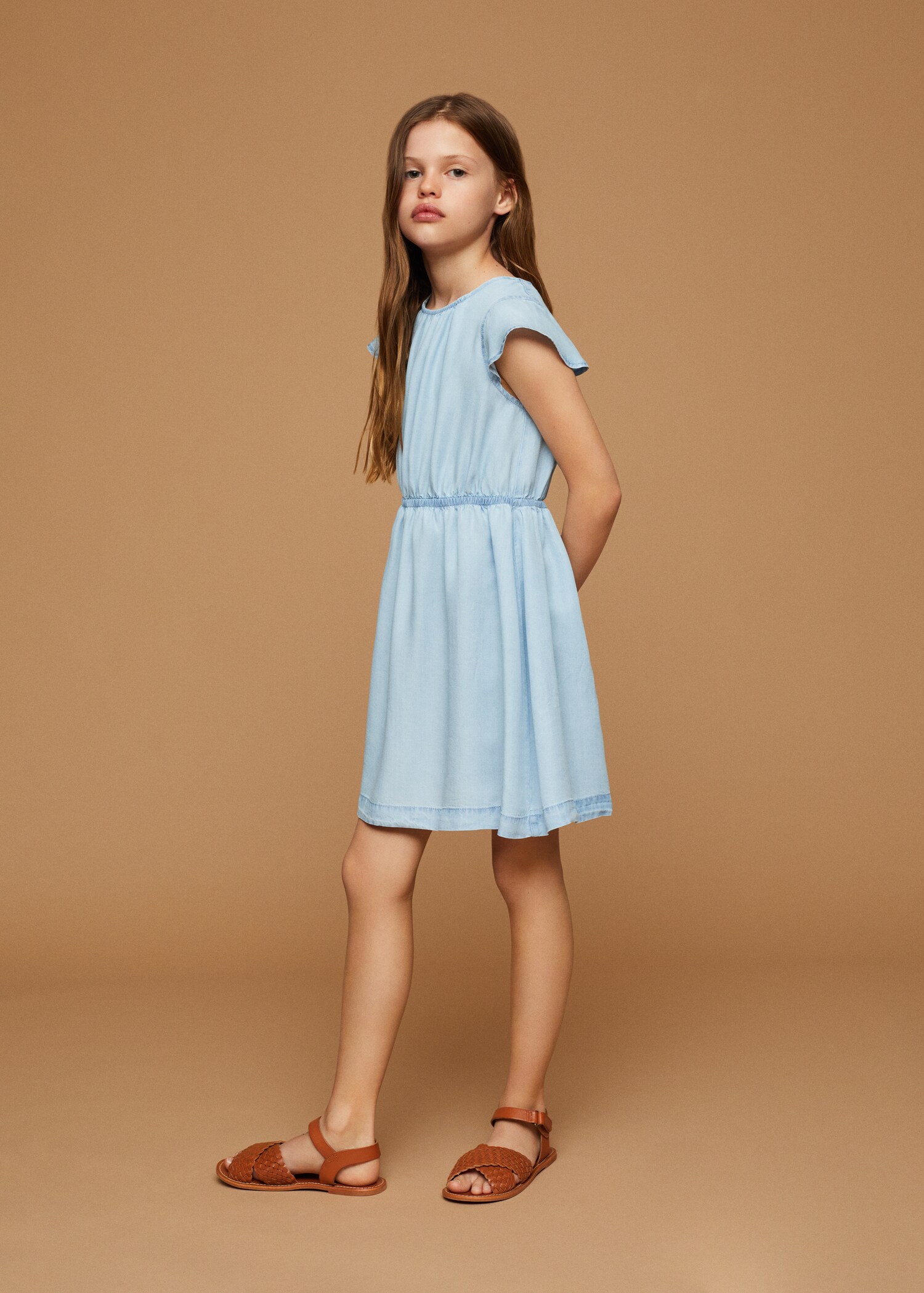 Lyocell short dress - General plane