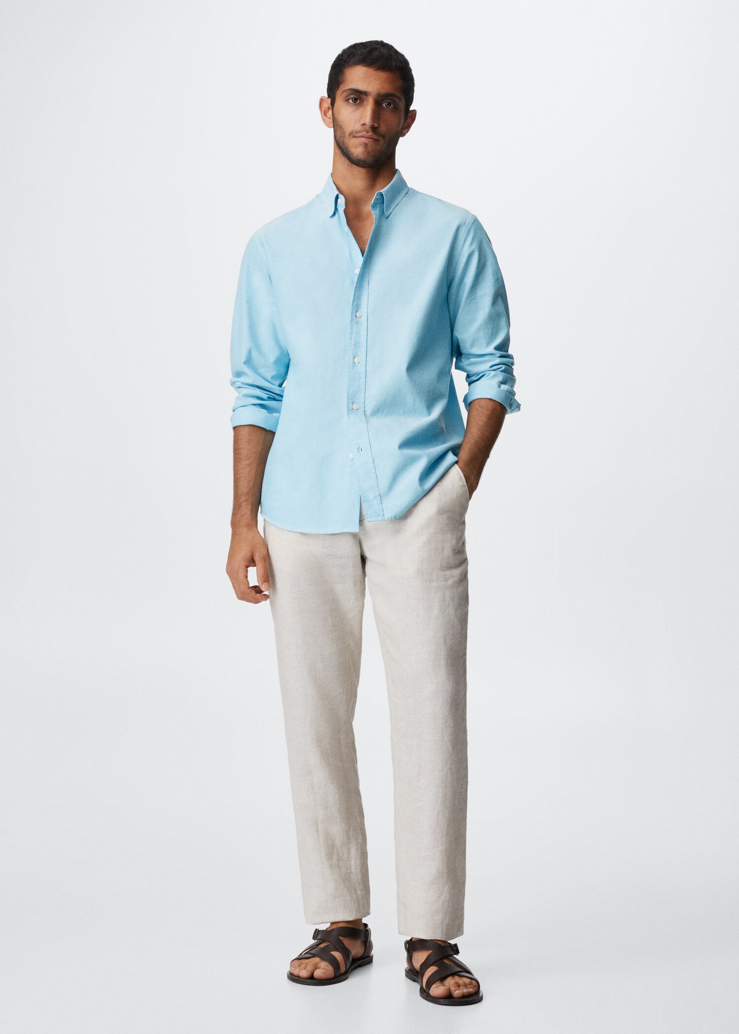 Camisa regular fit algodón - Plano general