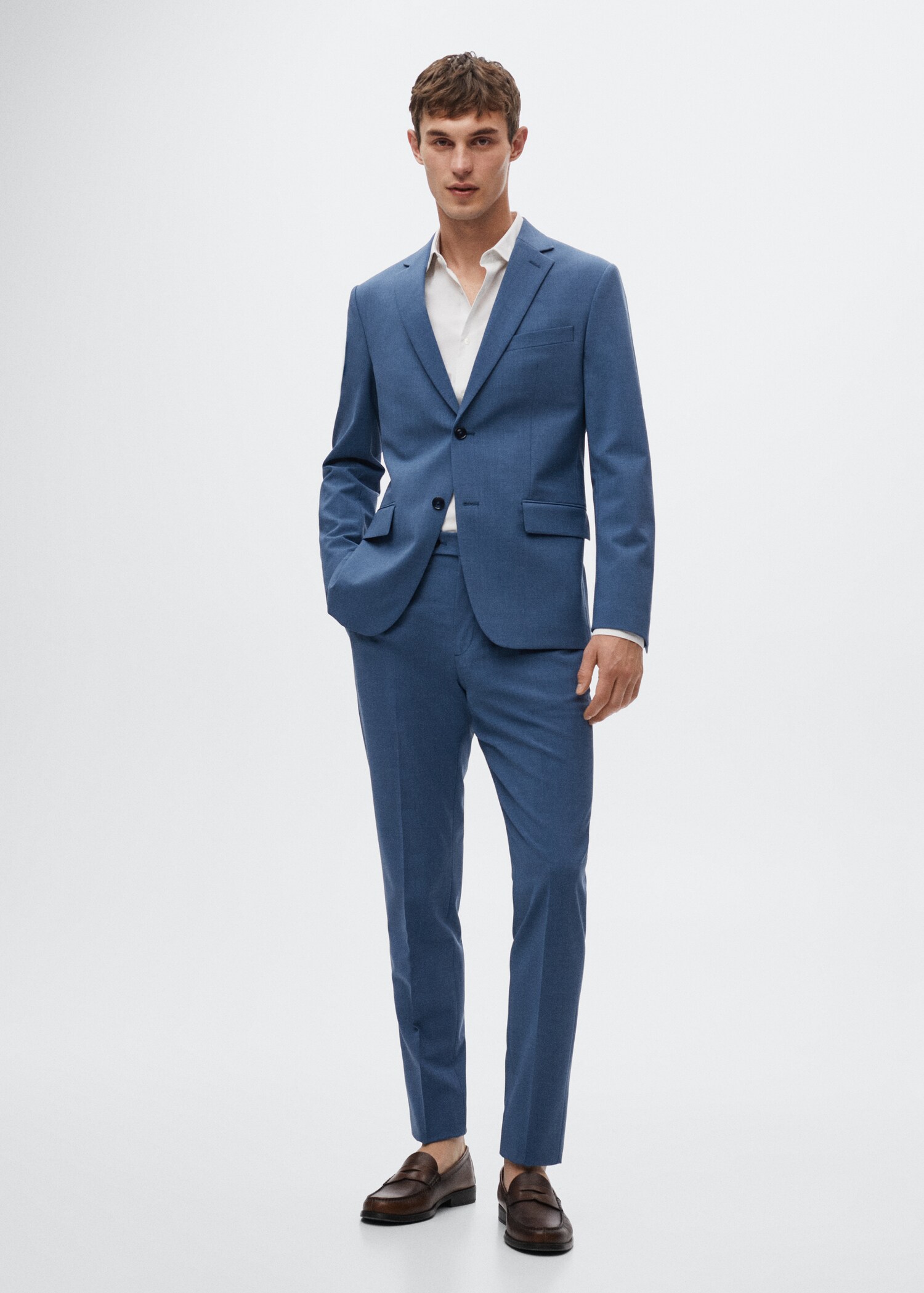 Veste costume laine - Plan général