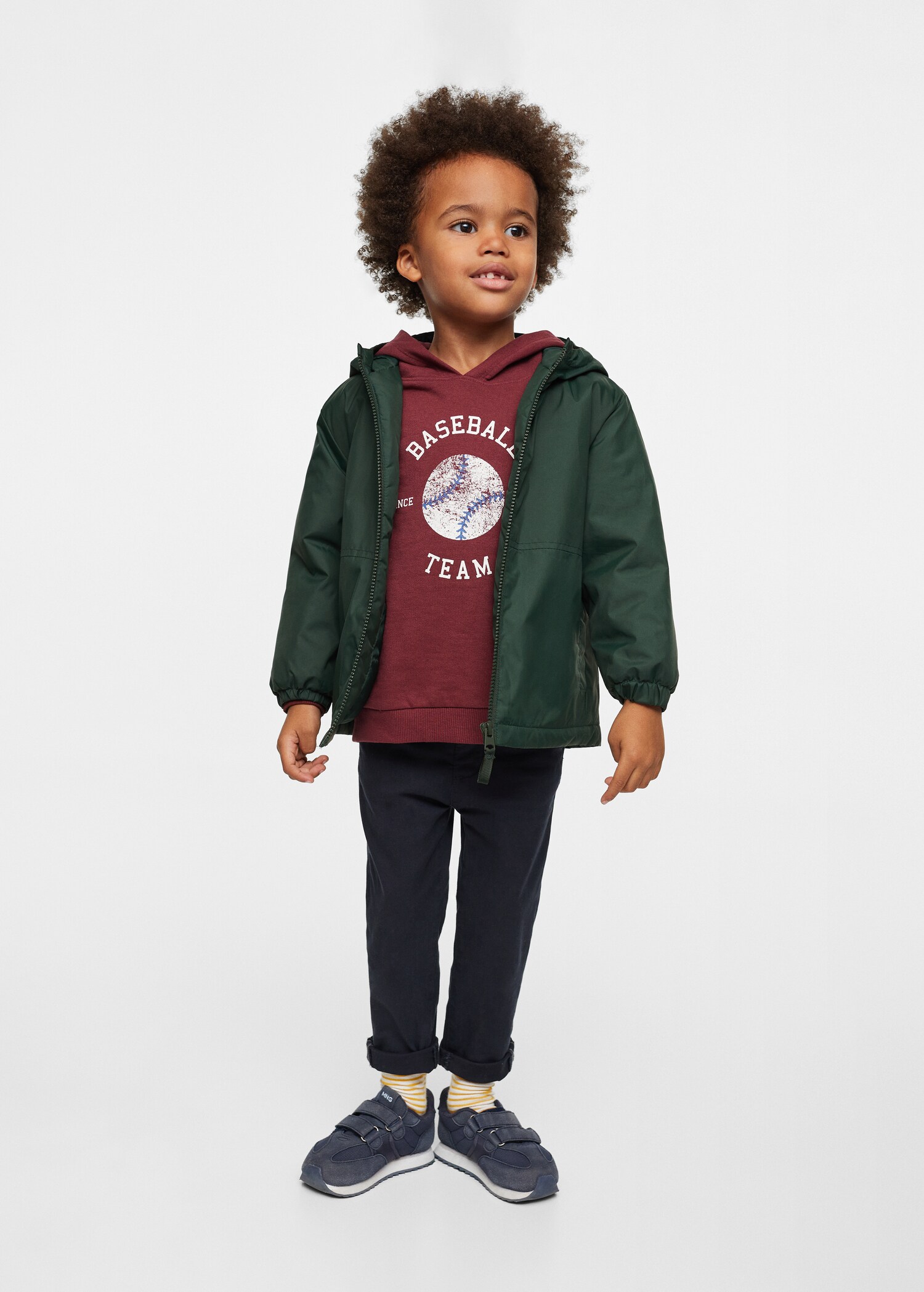 Hooded coat - General plane