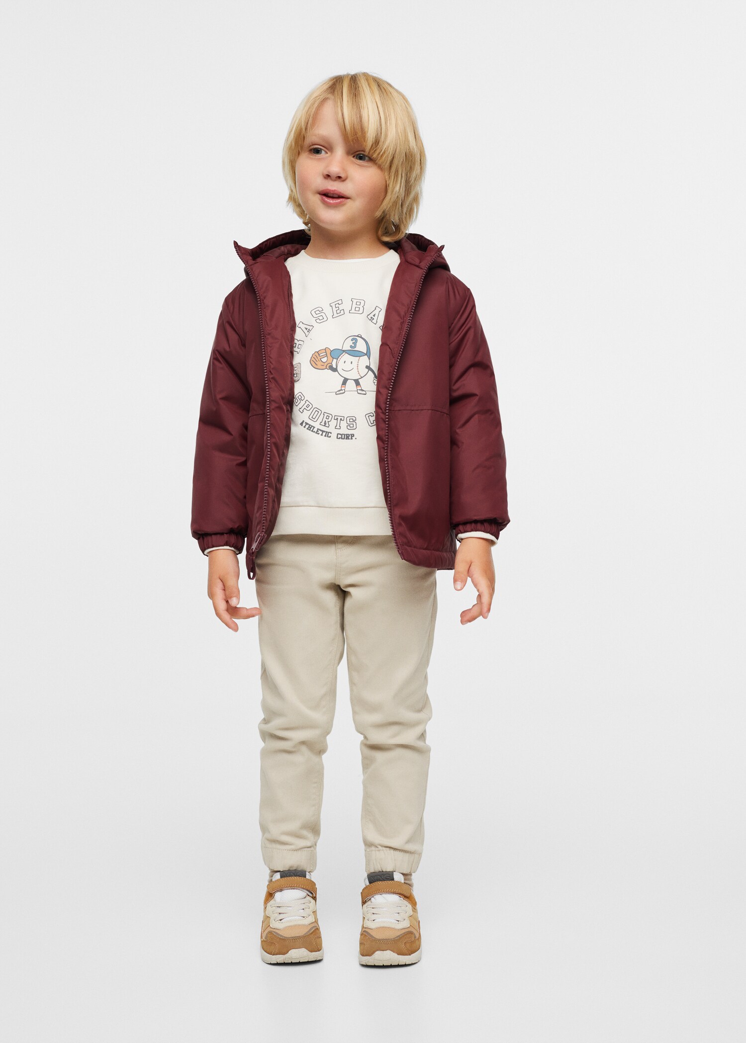 Hooded coat - General plane