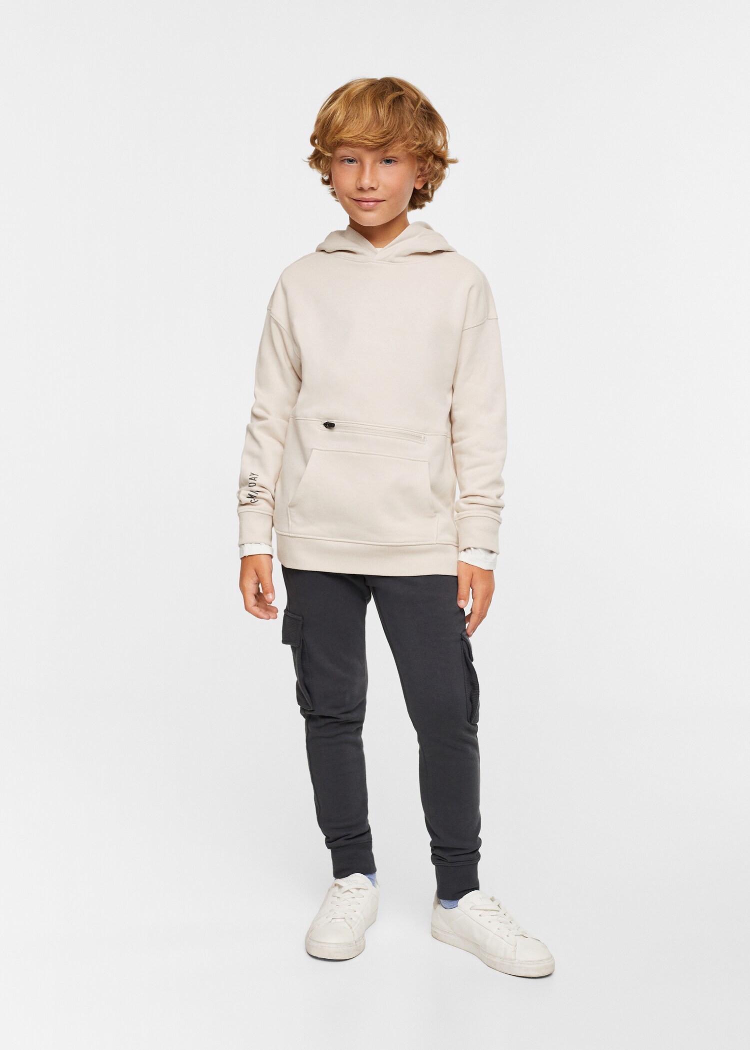 Sweat-shirt coton imprimé - Plan général