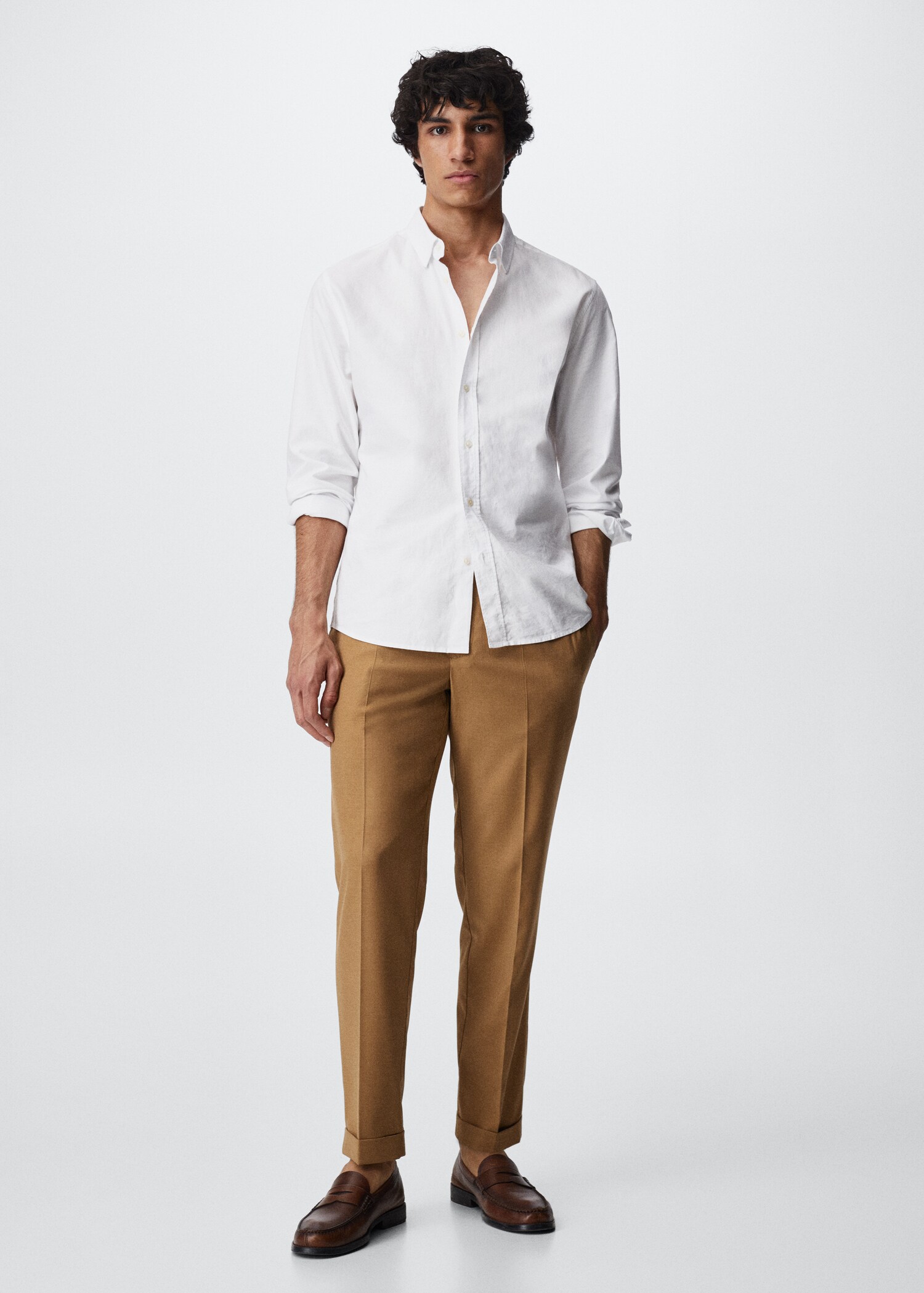 Pantalón fluido cintura elástica - Plano general