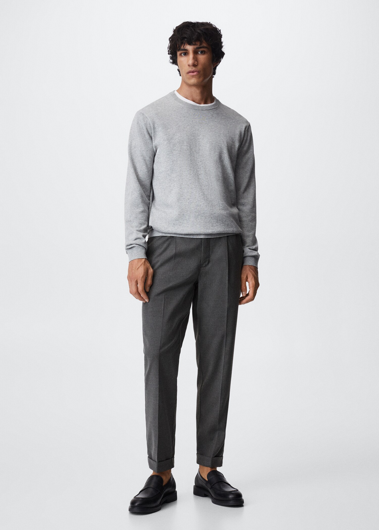 Pantalón fluido cintura elástica - Plano general