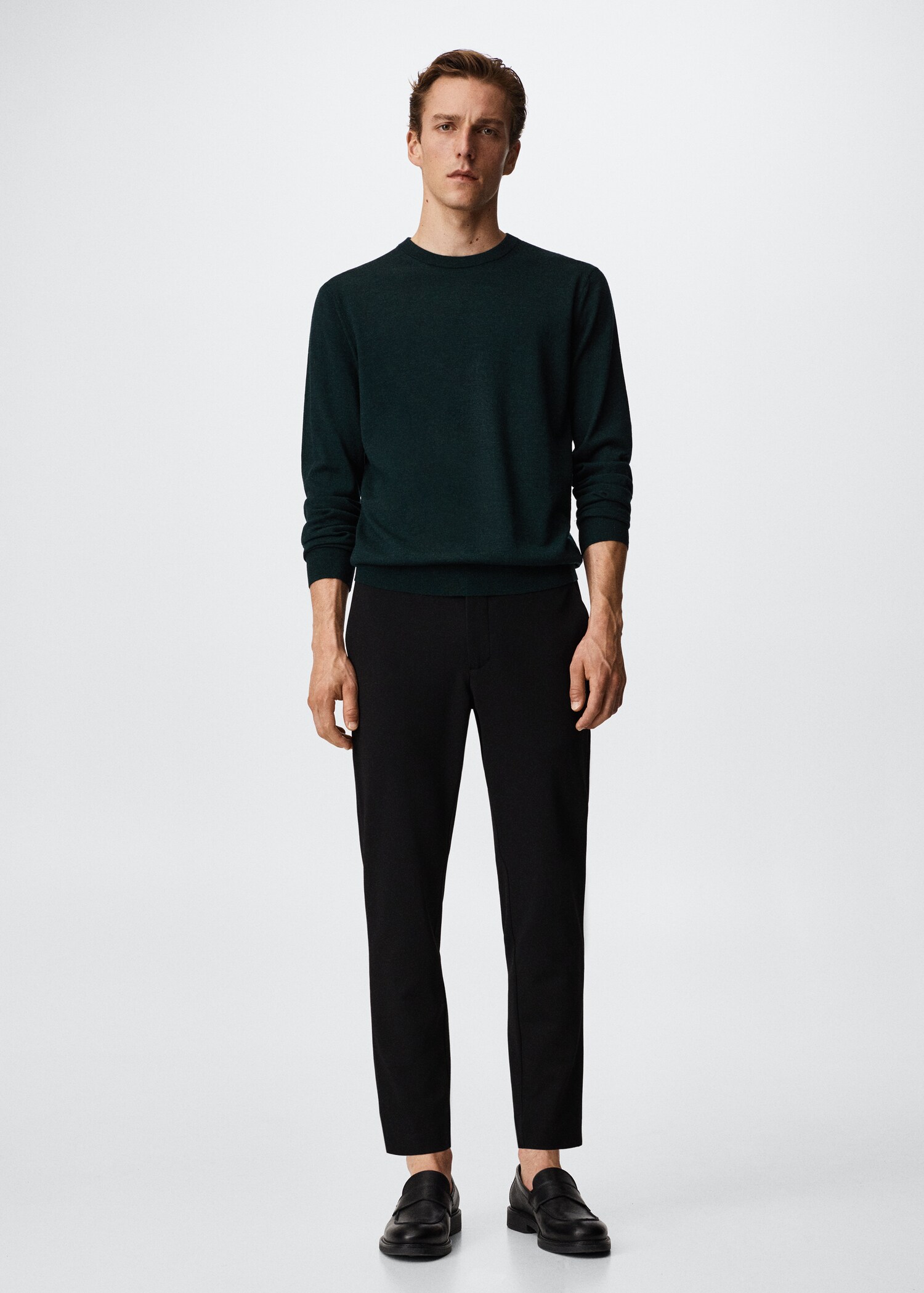 Slim fit stretch trousers - General plane