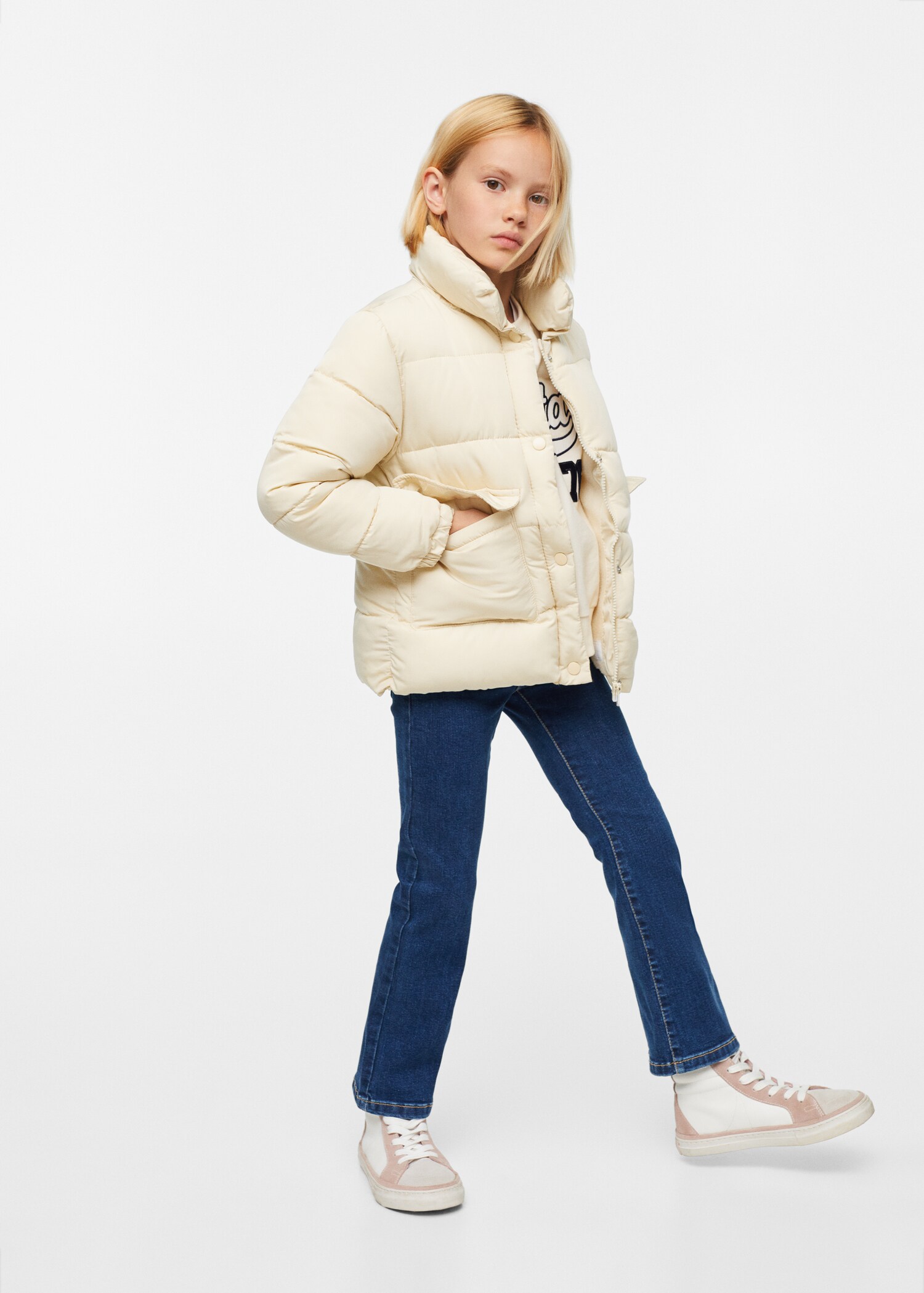 Pocket quilted jacket - General plane