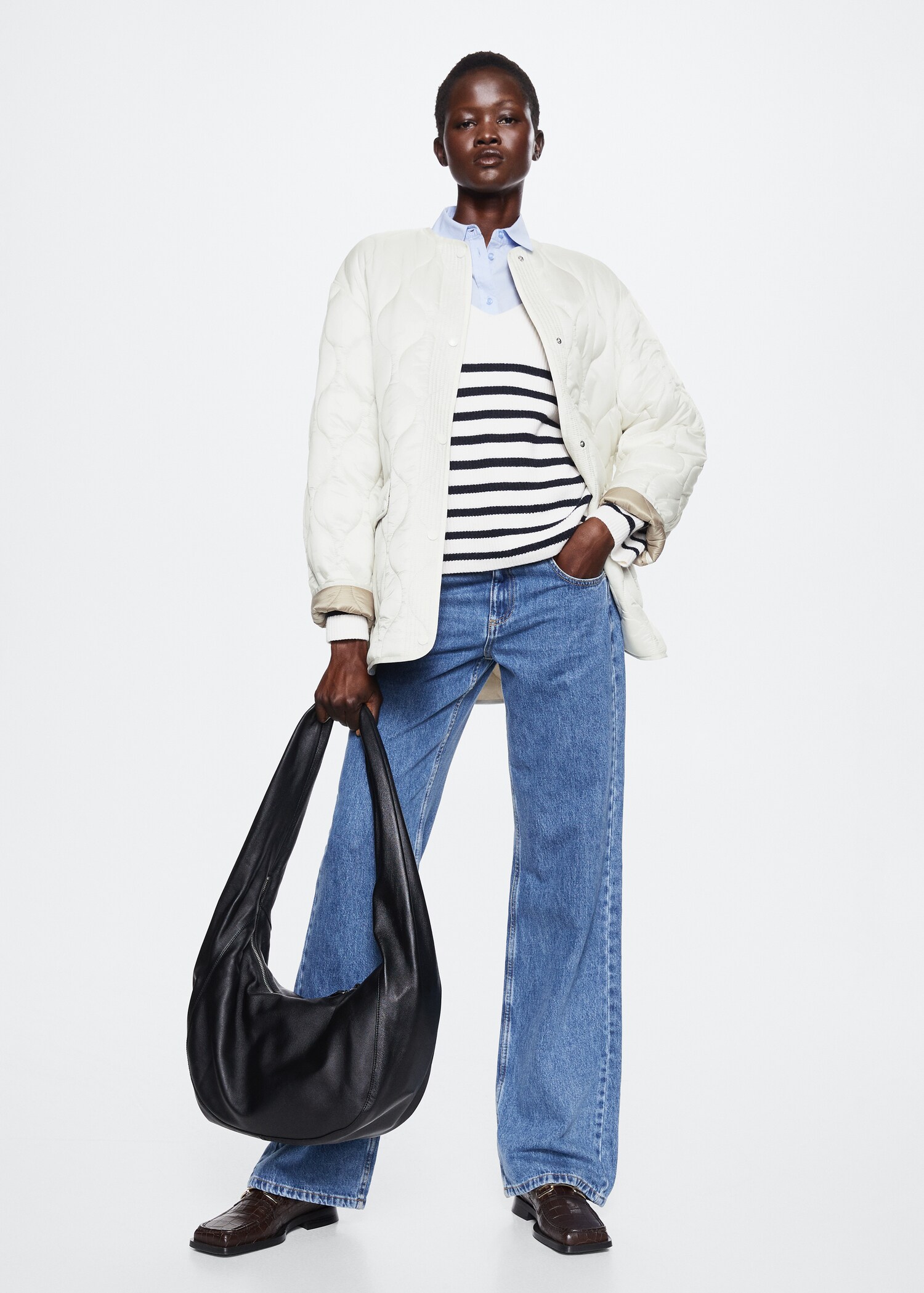 Anorak acolchado oversize - Plano general