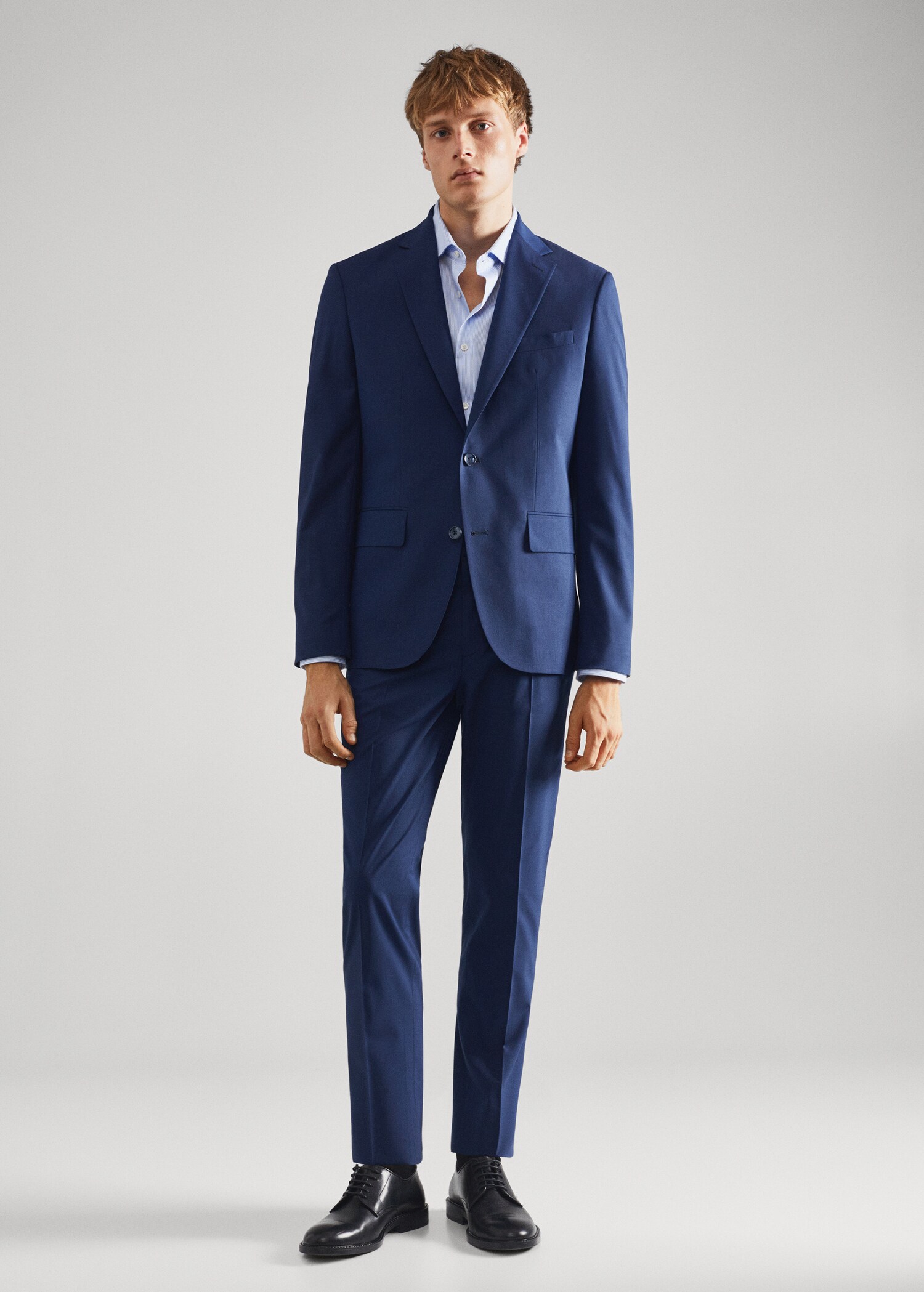 Spodnie garniturowe slim fit - Plan ogólny