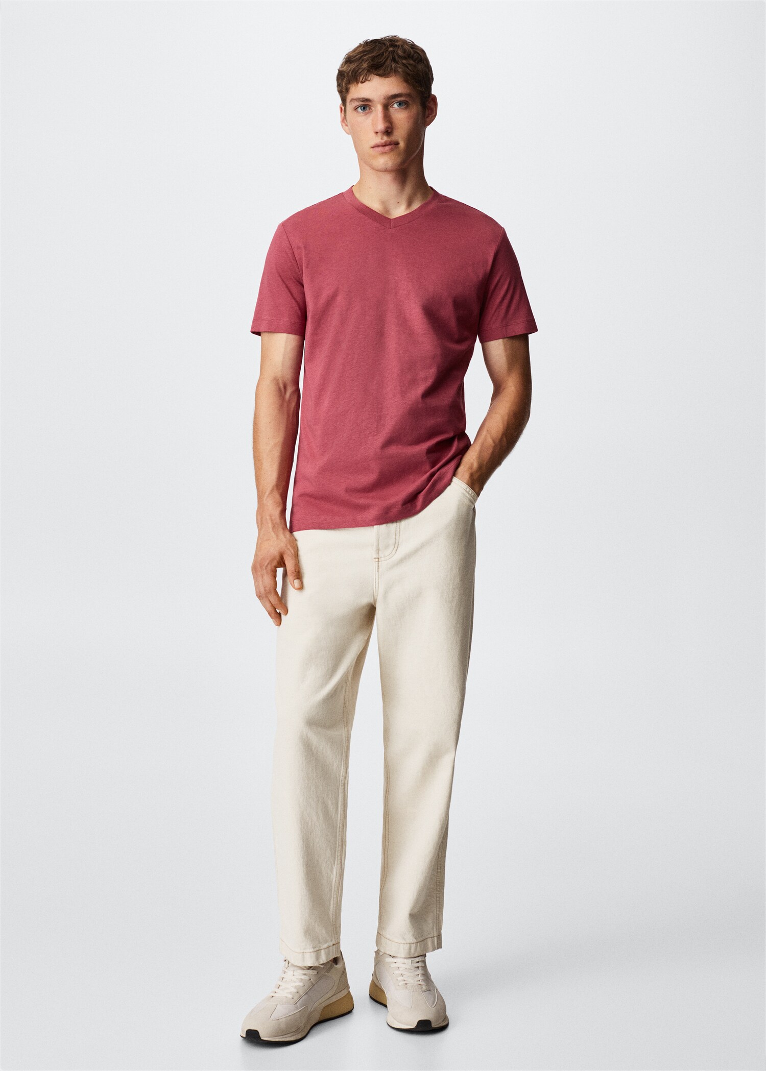 Sustainable cotton basic T-shirt - General plane