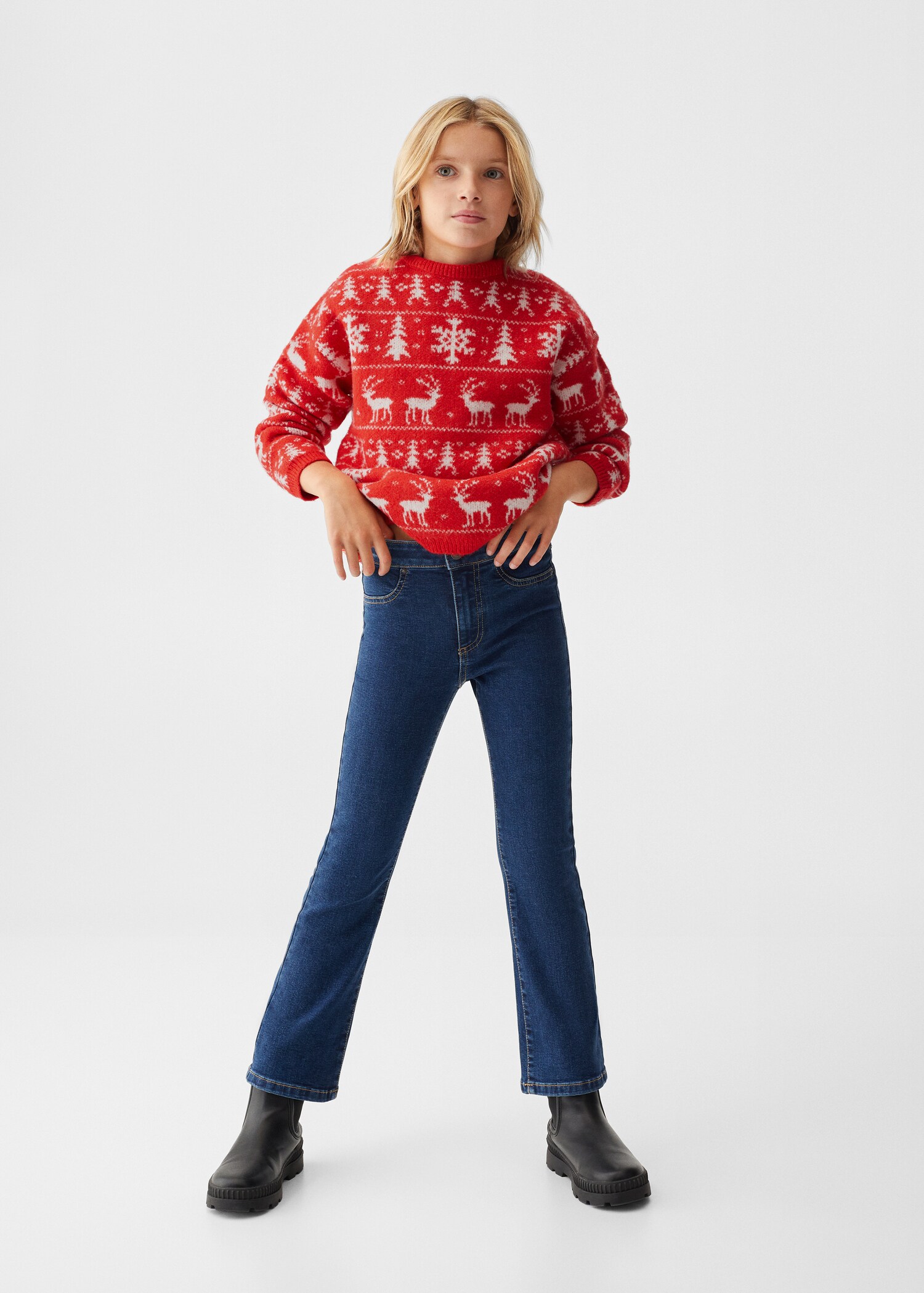 Christmas jacquard sweater - General plane