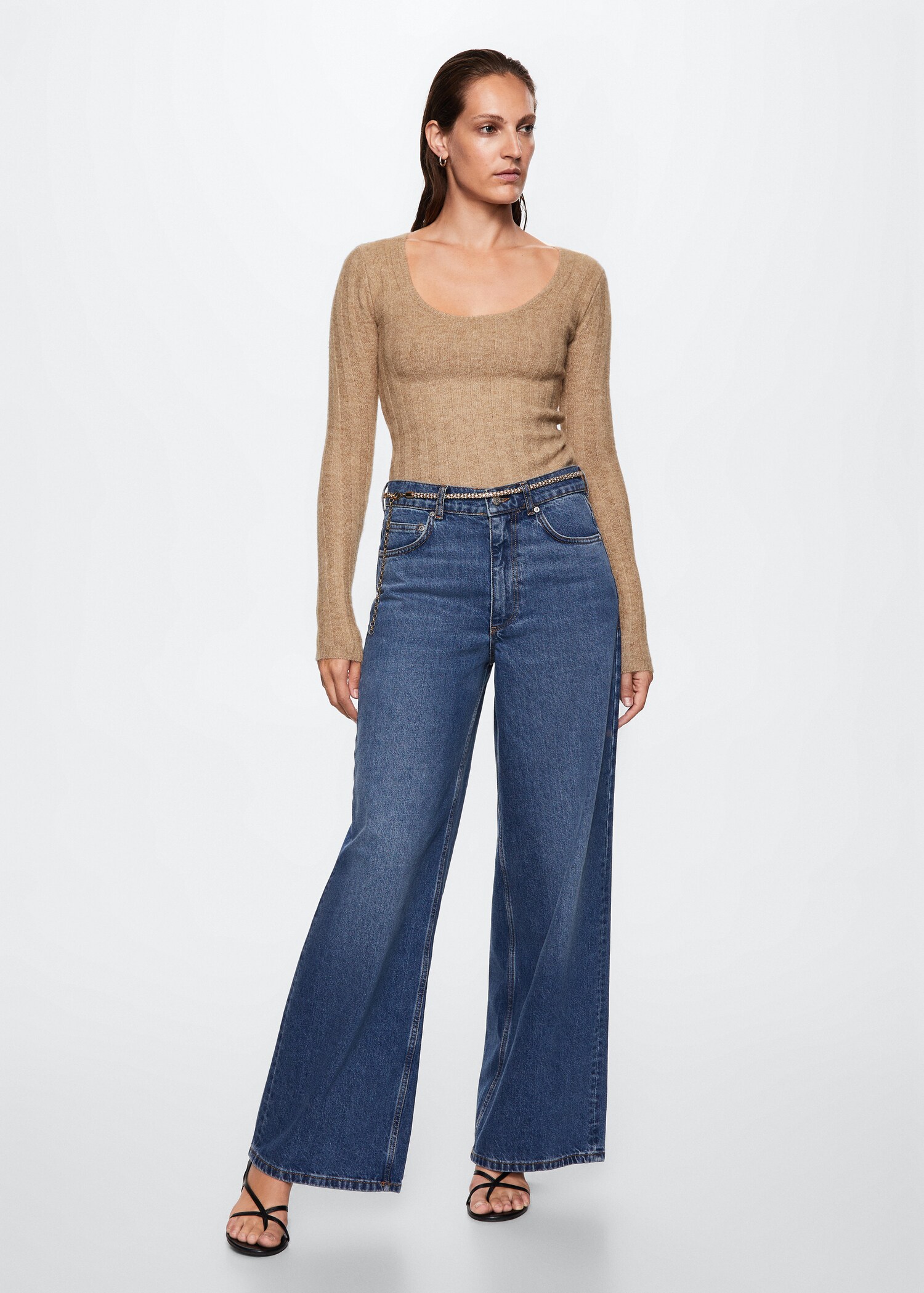 Pull-over maille texturé - Plan général