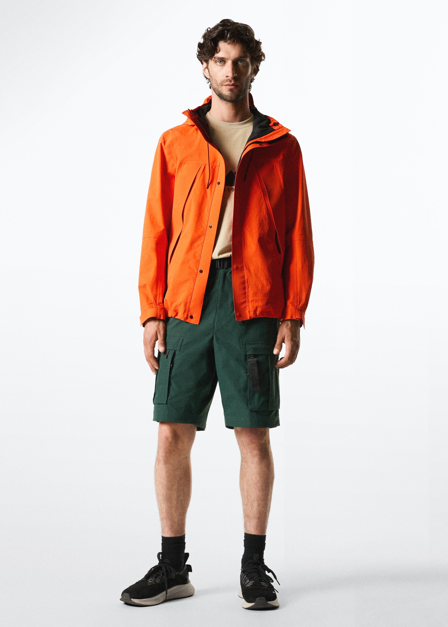Veste coupe-vent imperméable - Plan général