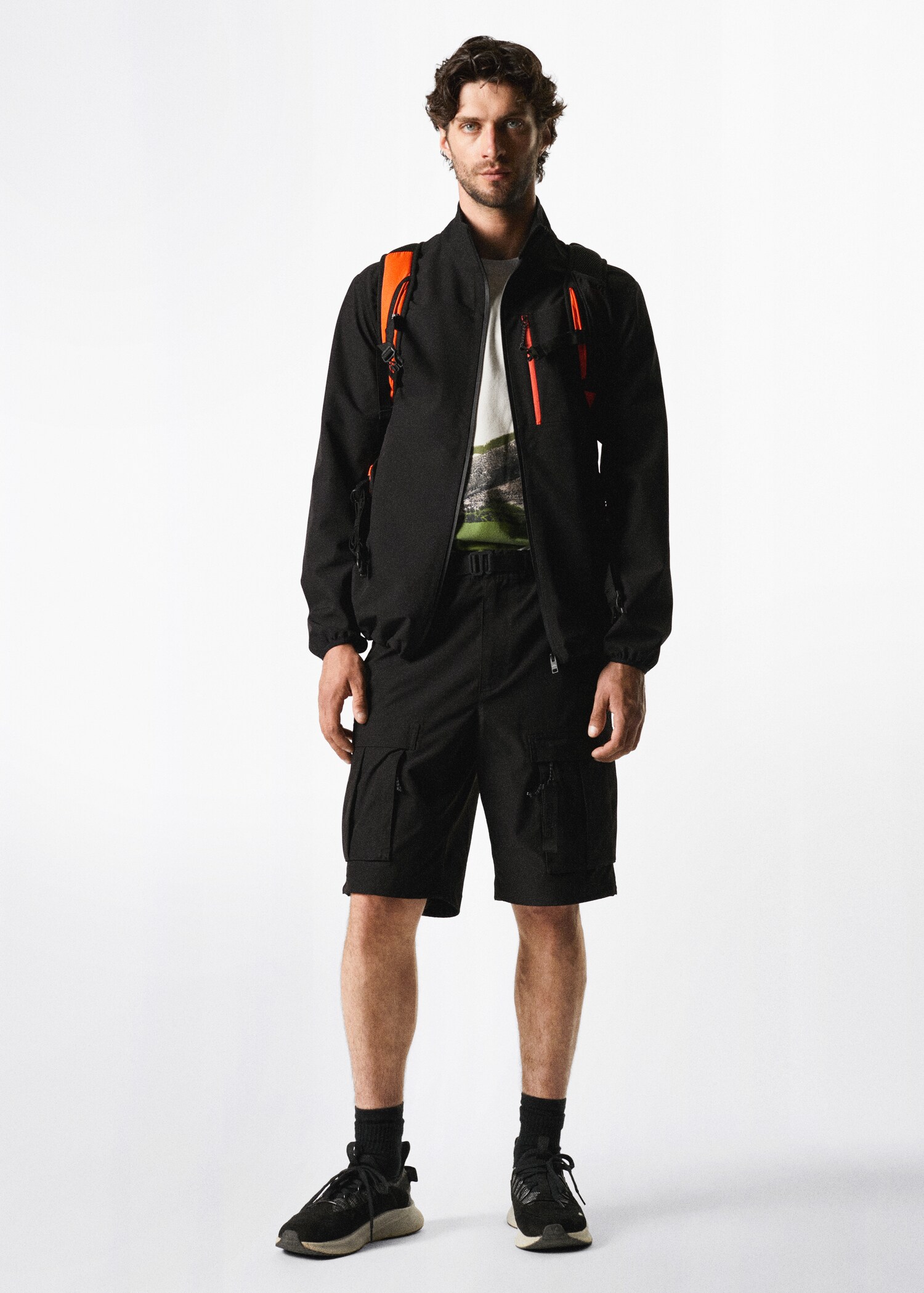 Veste coupe-vent imperméable - Plan général