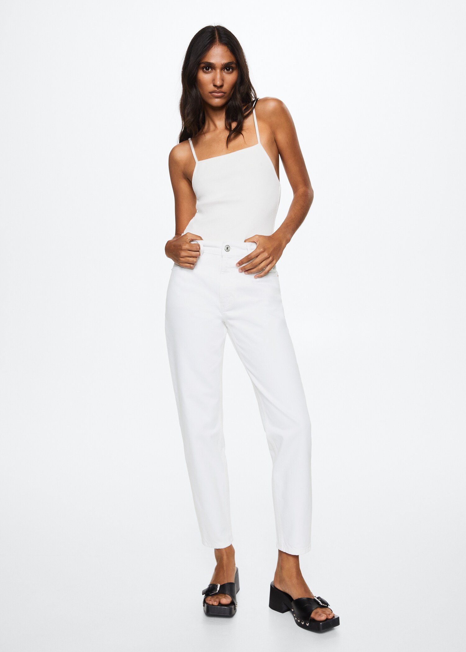 Jean mom taille haute - Plan général
