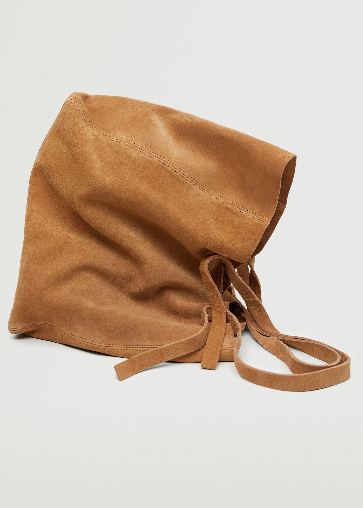Leather shopper bag - General plane