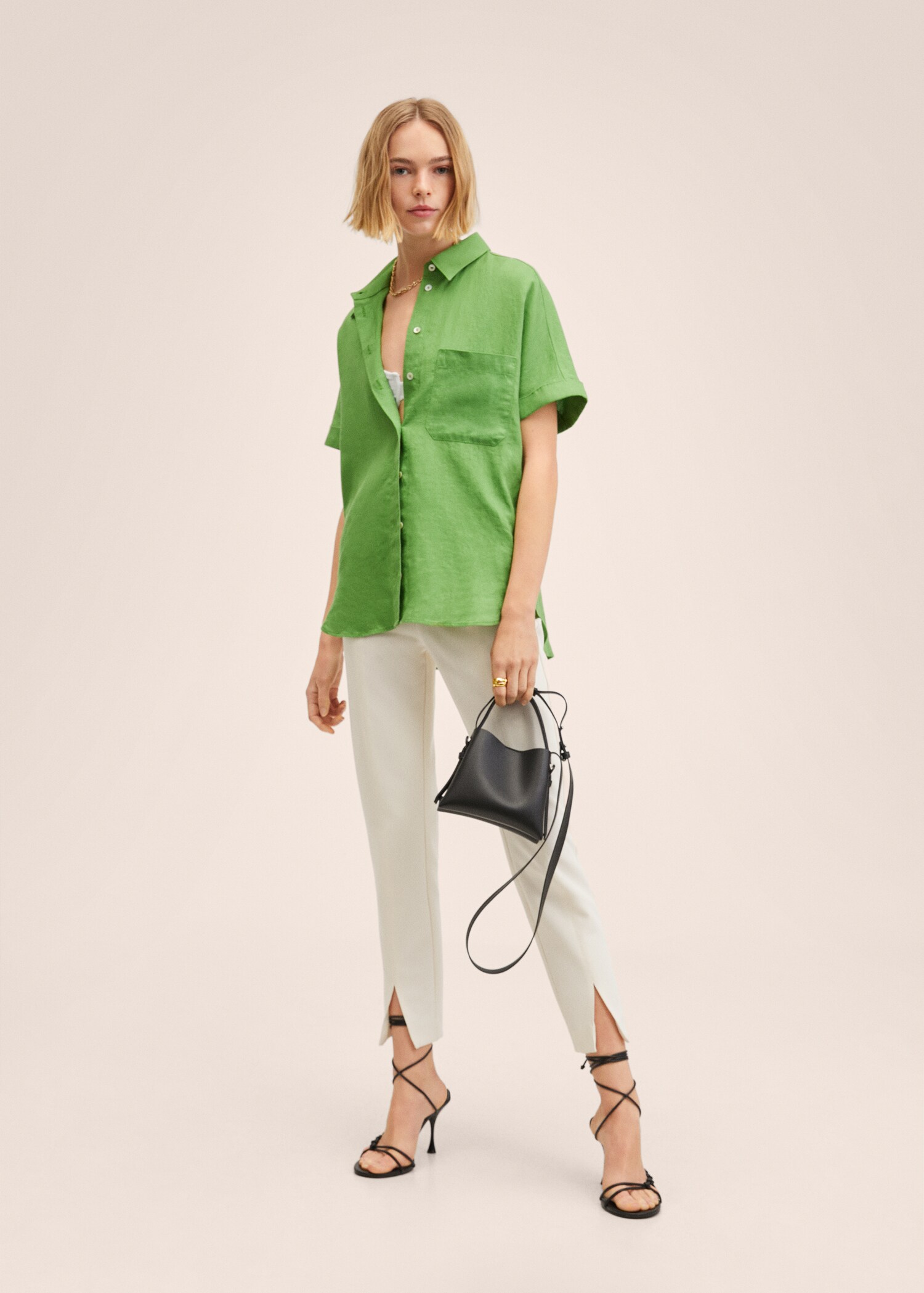 Linen 100% shirt - General plane