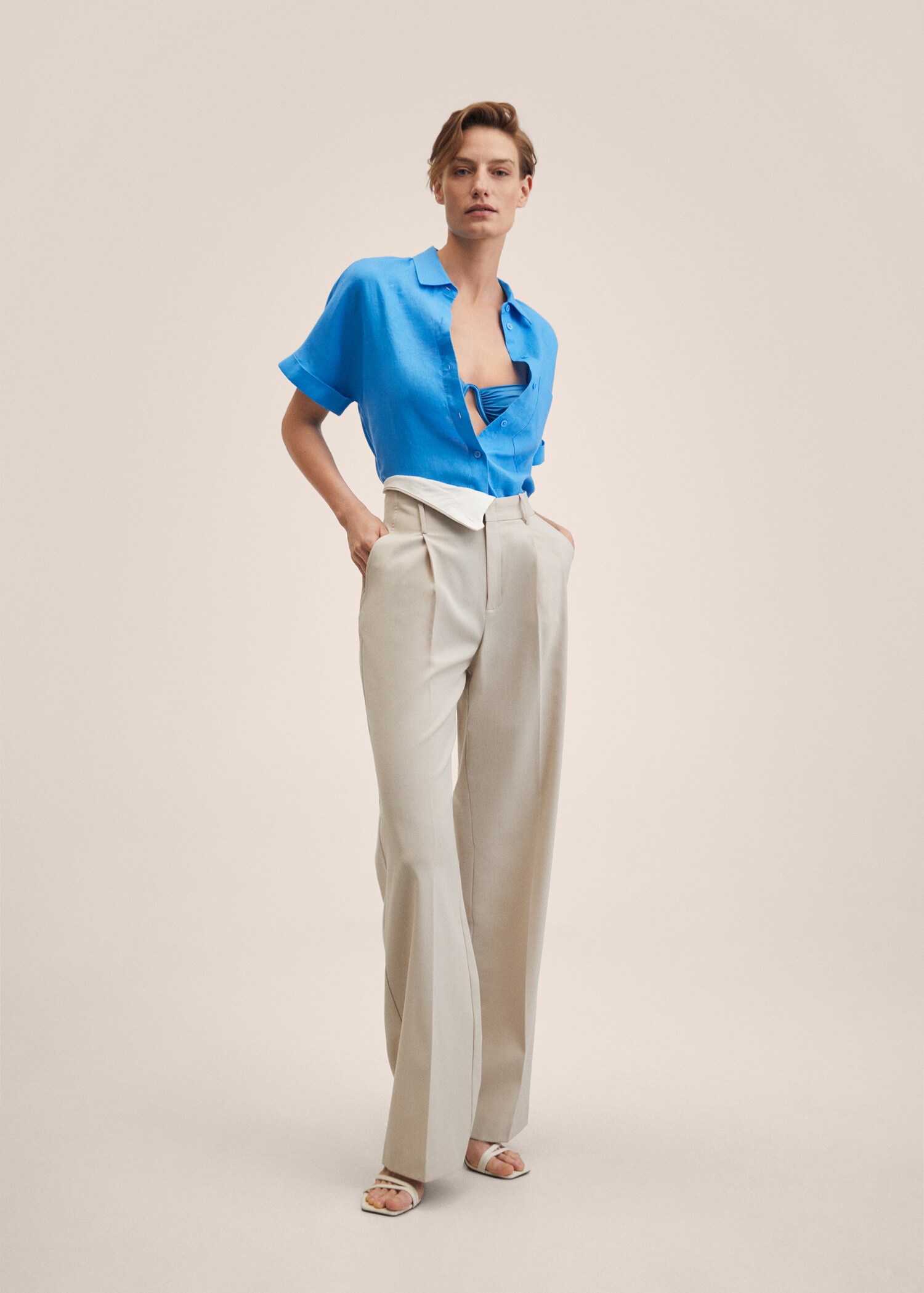 Linen 100% shirt - General plane