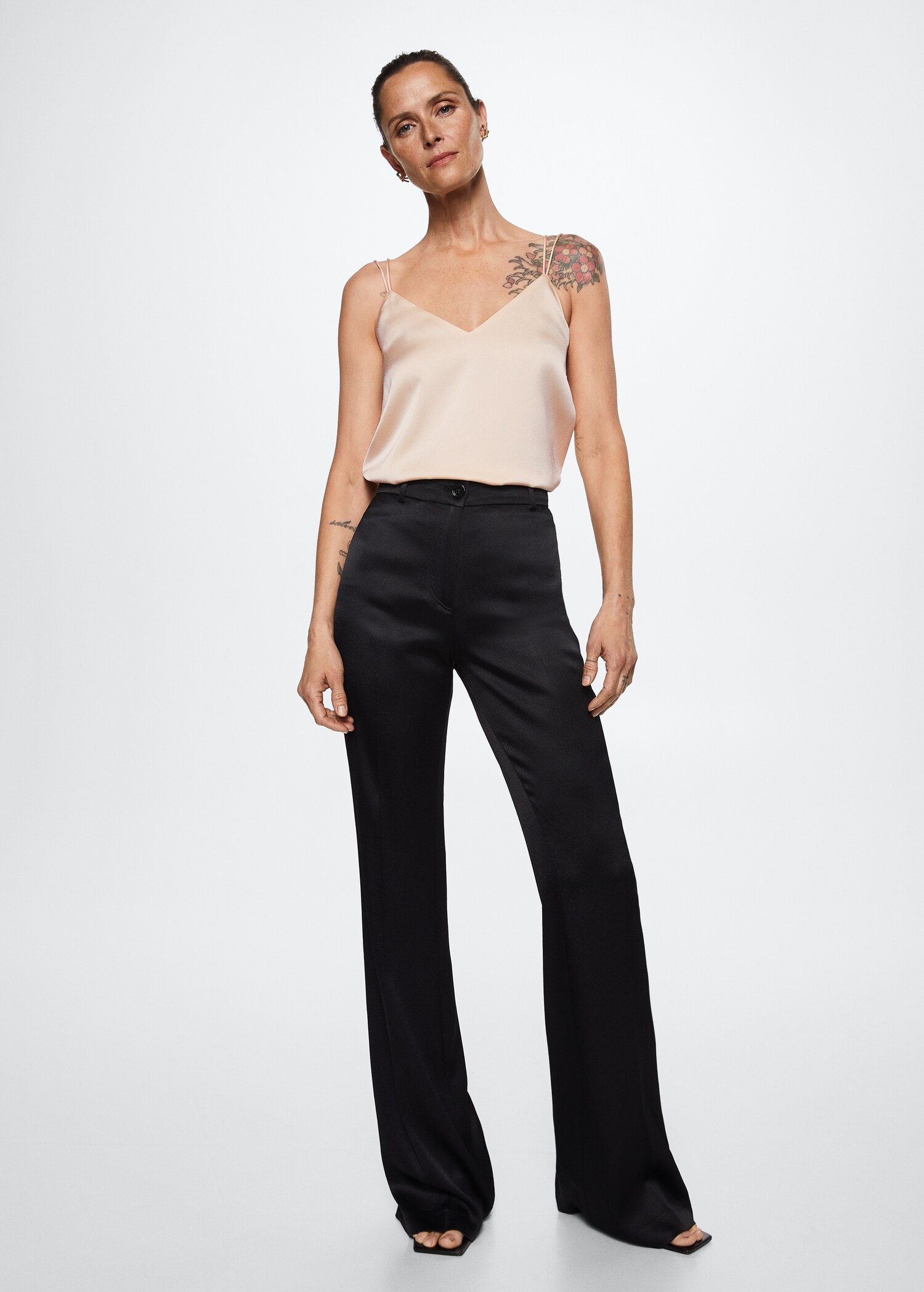 Top lencero satinado - Plano general