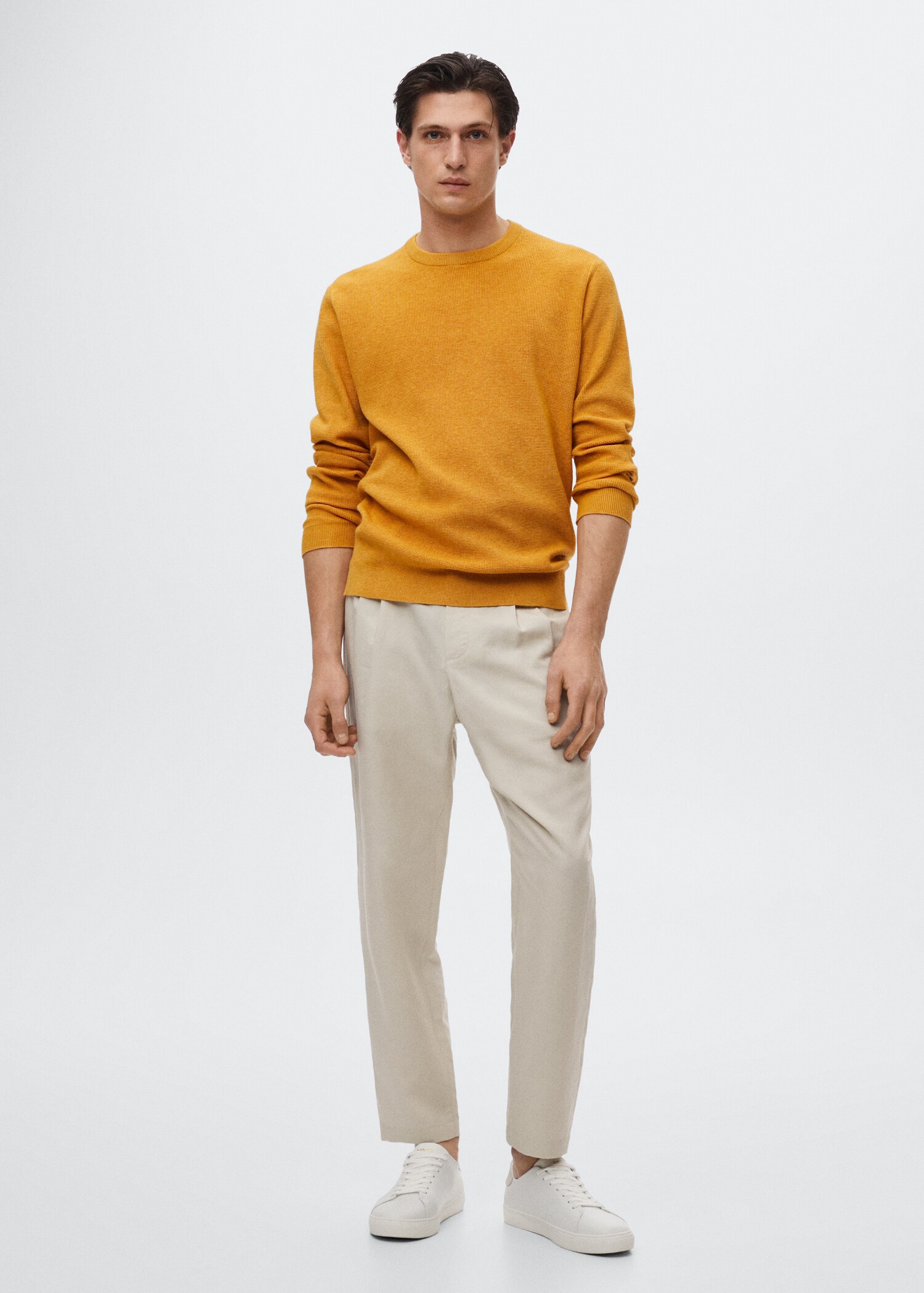 Pull-over coton structuré - Plan général