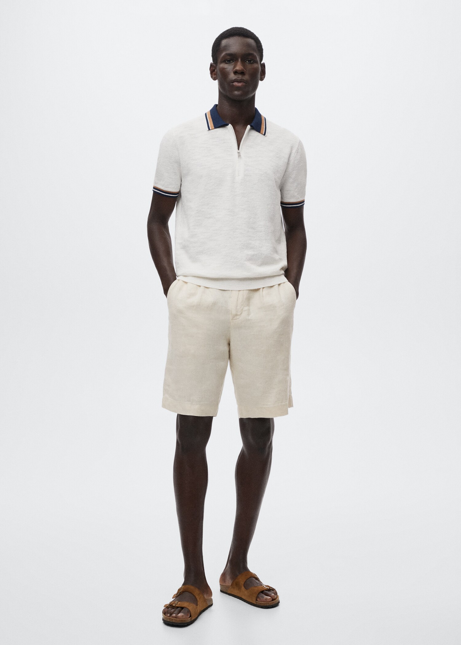 Polo maglia zip - Piano generale