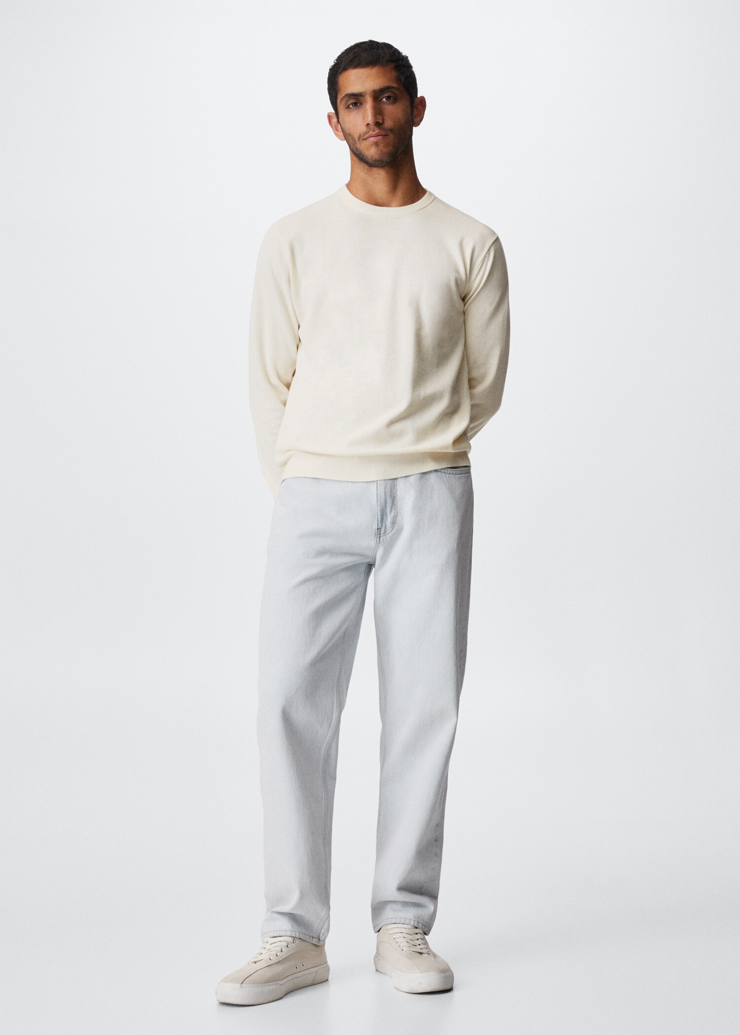 Pull-over fin coton - Plan général