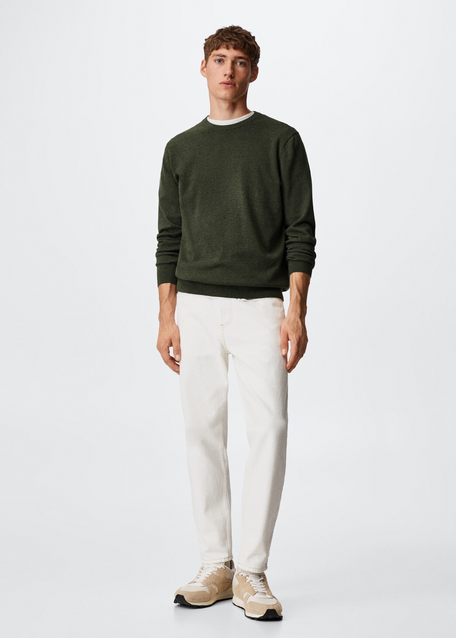 Pull-over fin coton - Plan général
