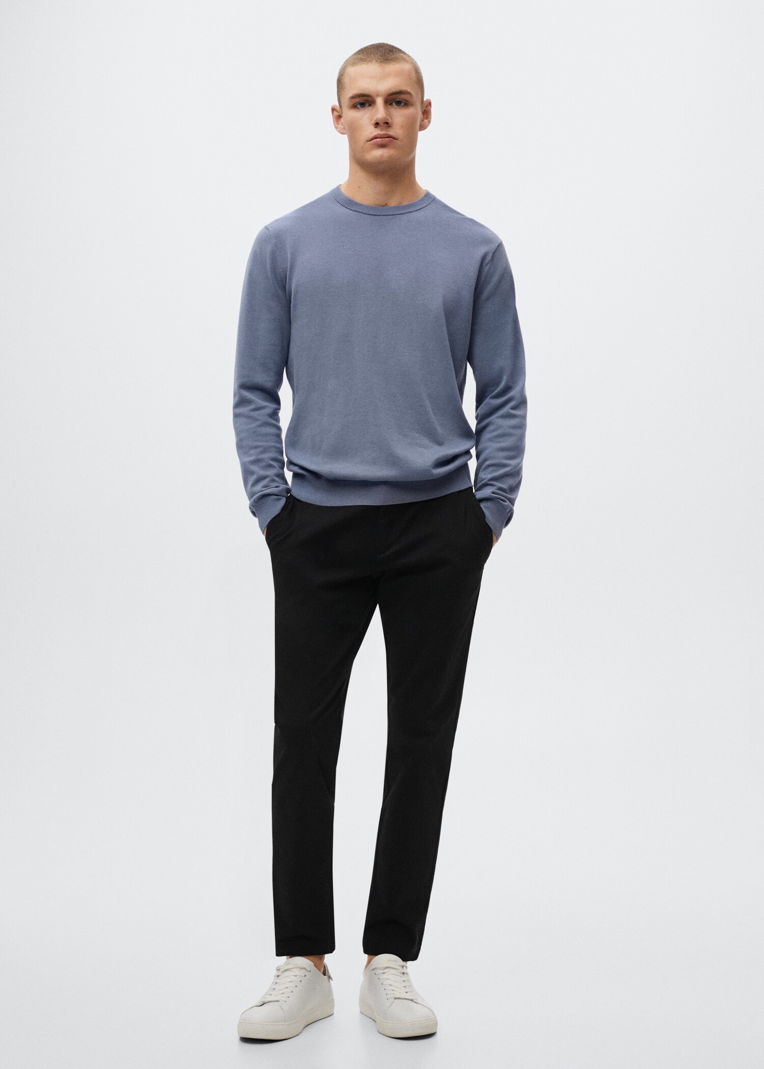 Pull-over fin coton - Plan général