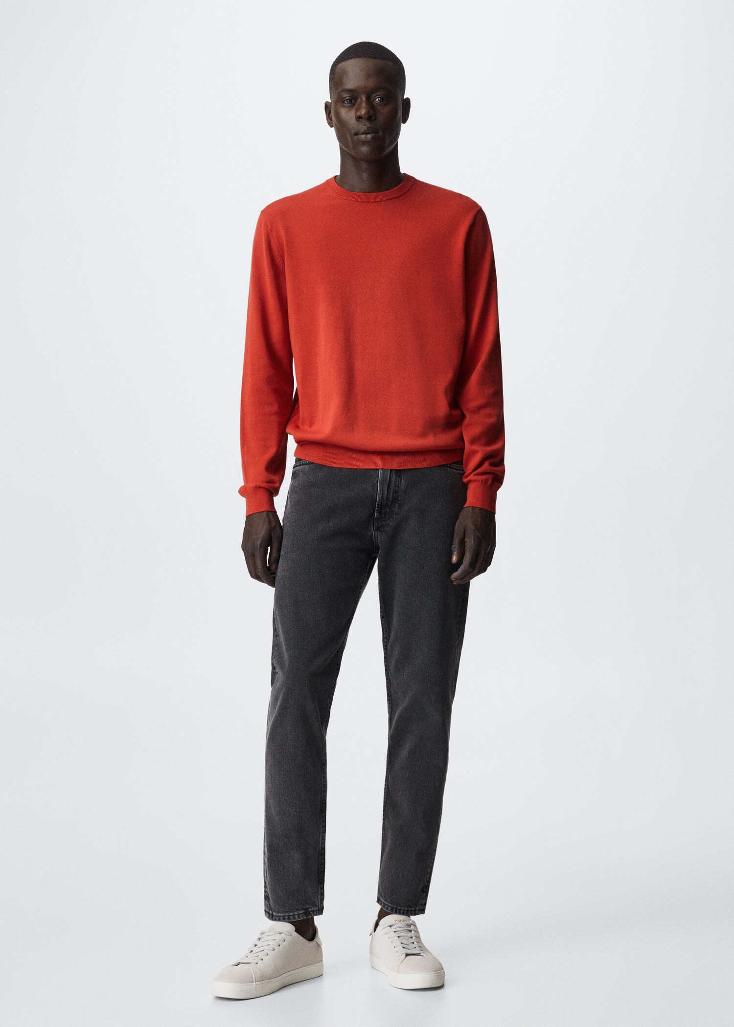 Pull-over fin coton - Plan général