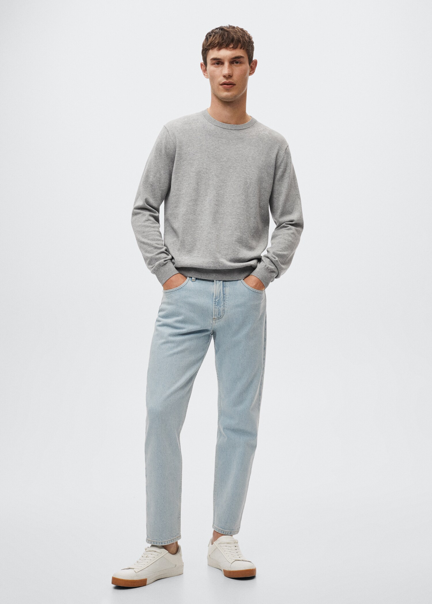 Pull-over fin coton - Plan général