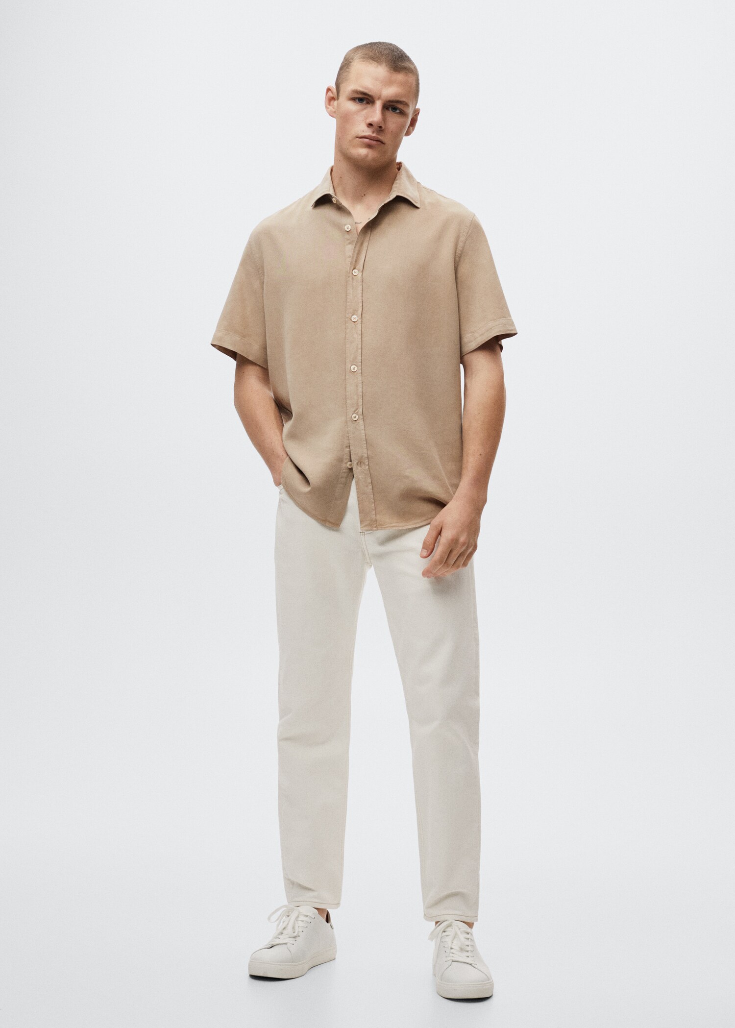 Lyocell fluid shirt - General plane