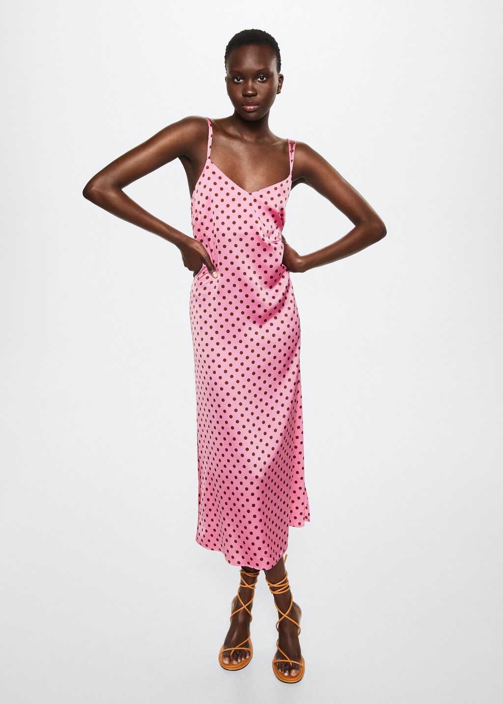 Mango robe a pois new arrivals