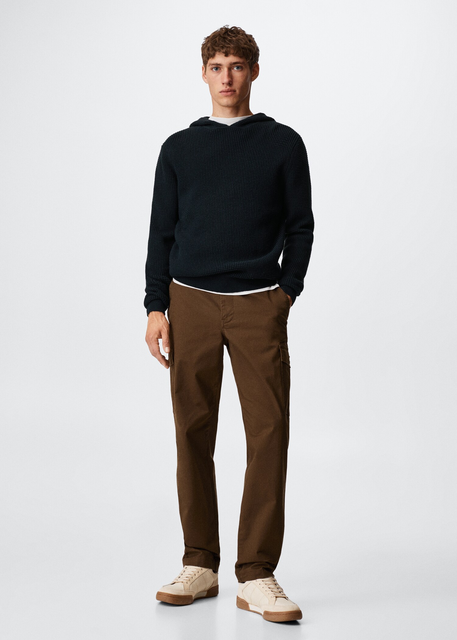 Structured hooded sweater - General plane