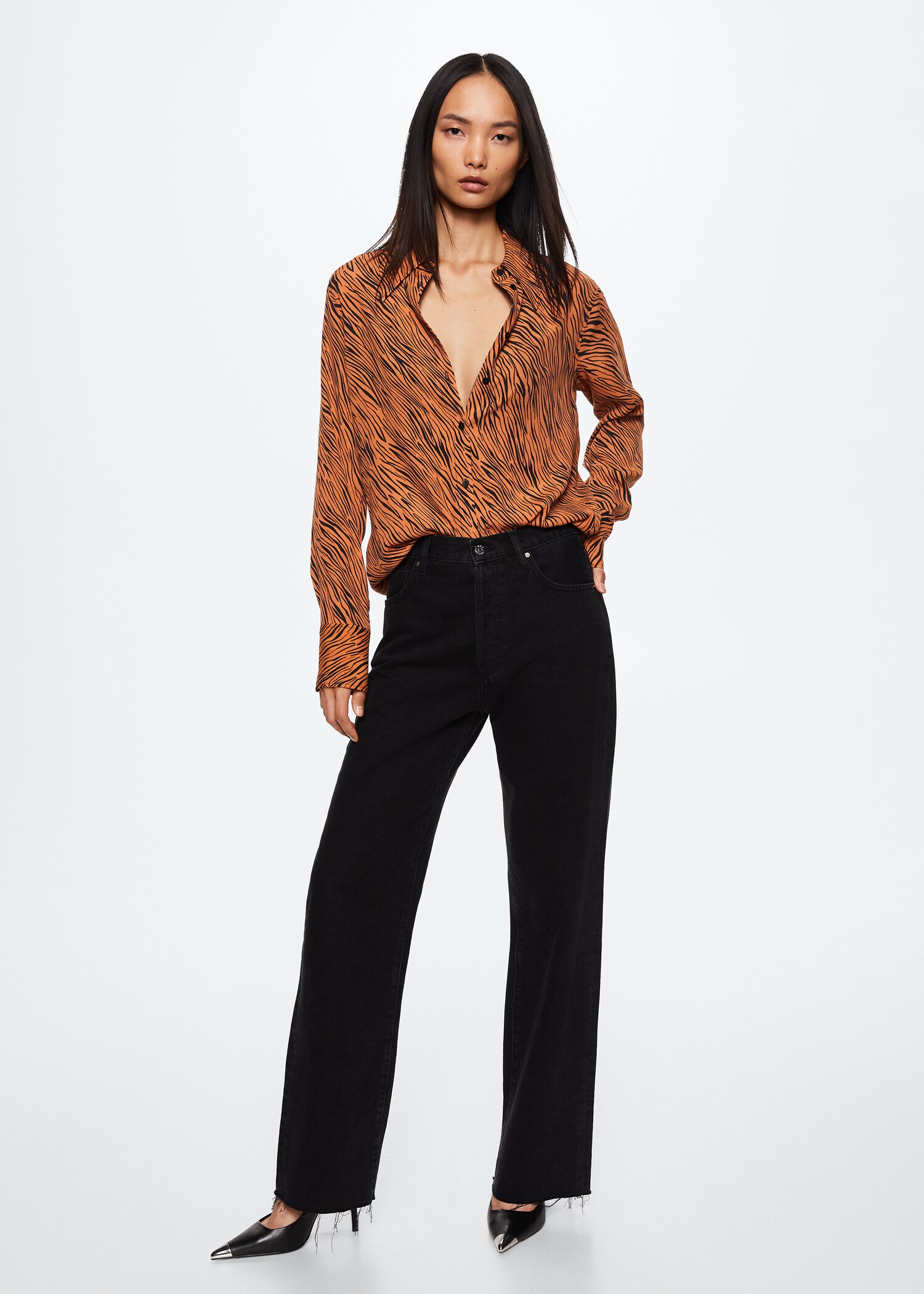 Camisa animal print - Plano general