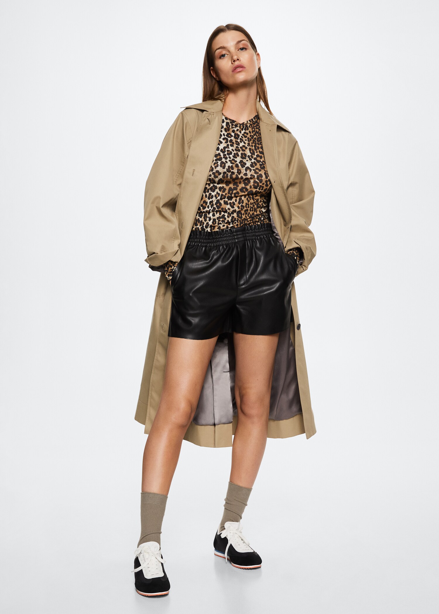 Leopard-print T-shirt - General plane