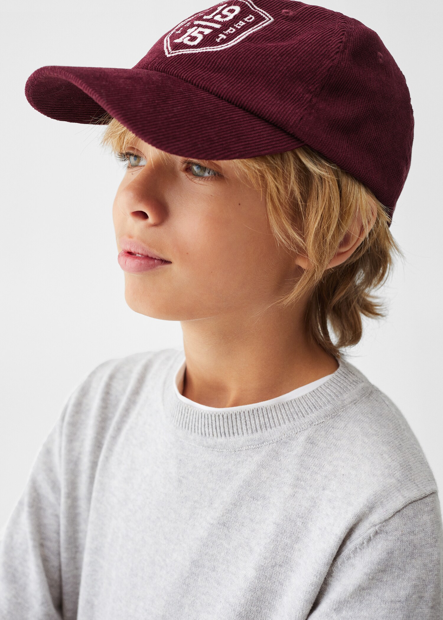 Casquette imitation velours côtelé - Plan général