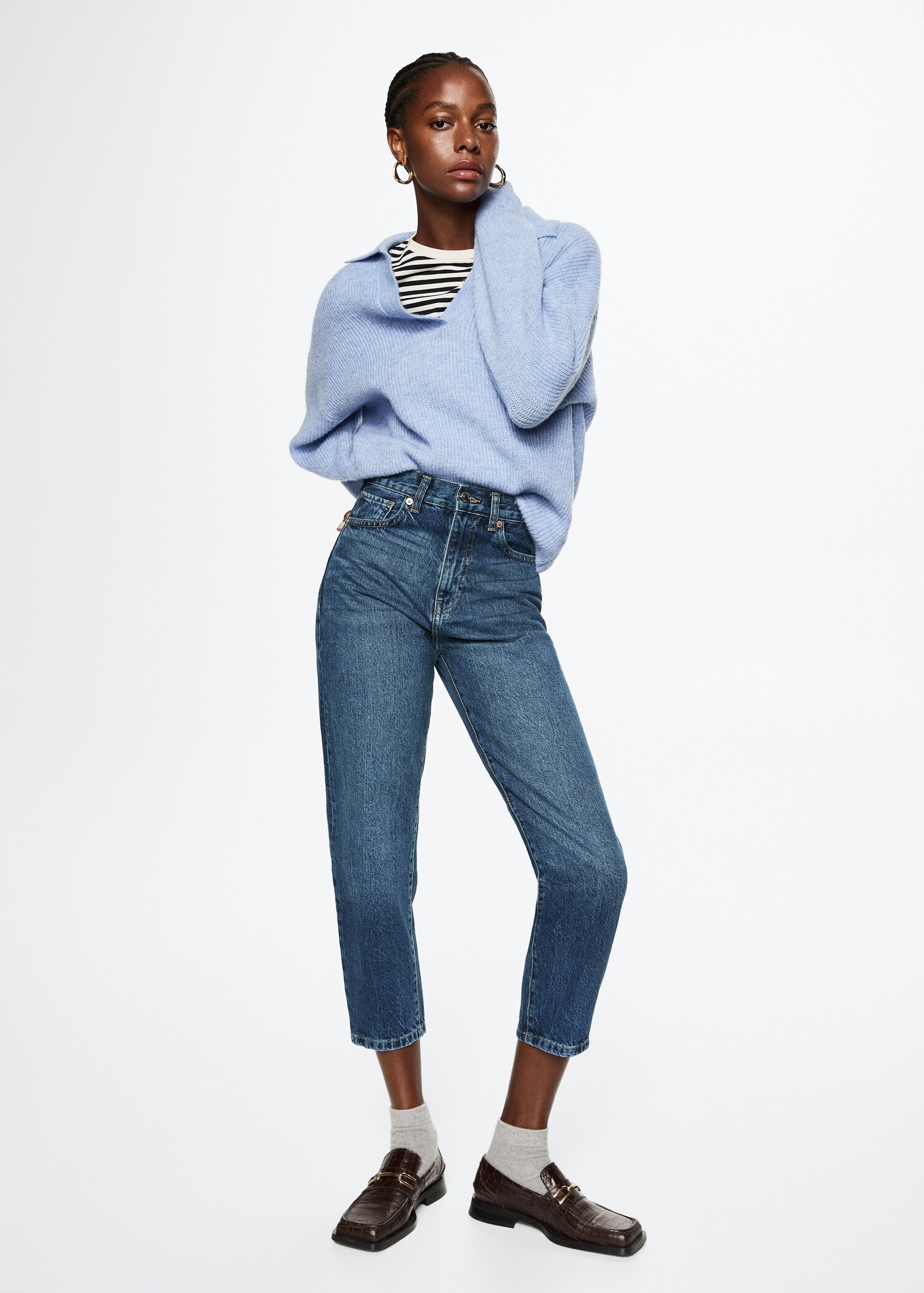 Jean mom taille haute - Plan général