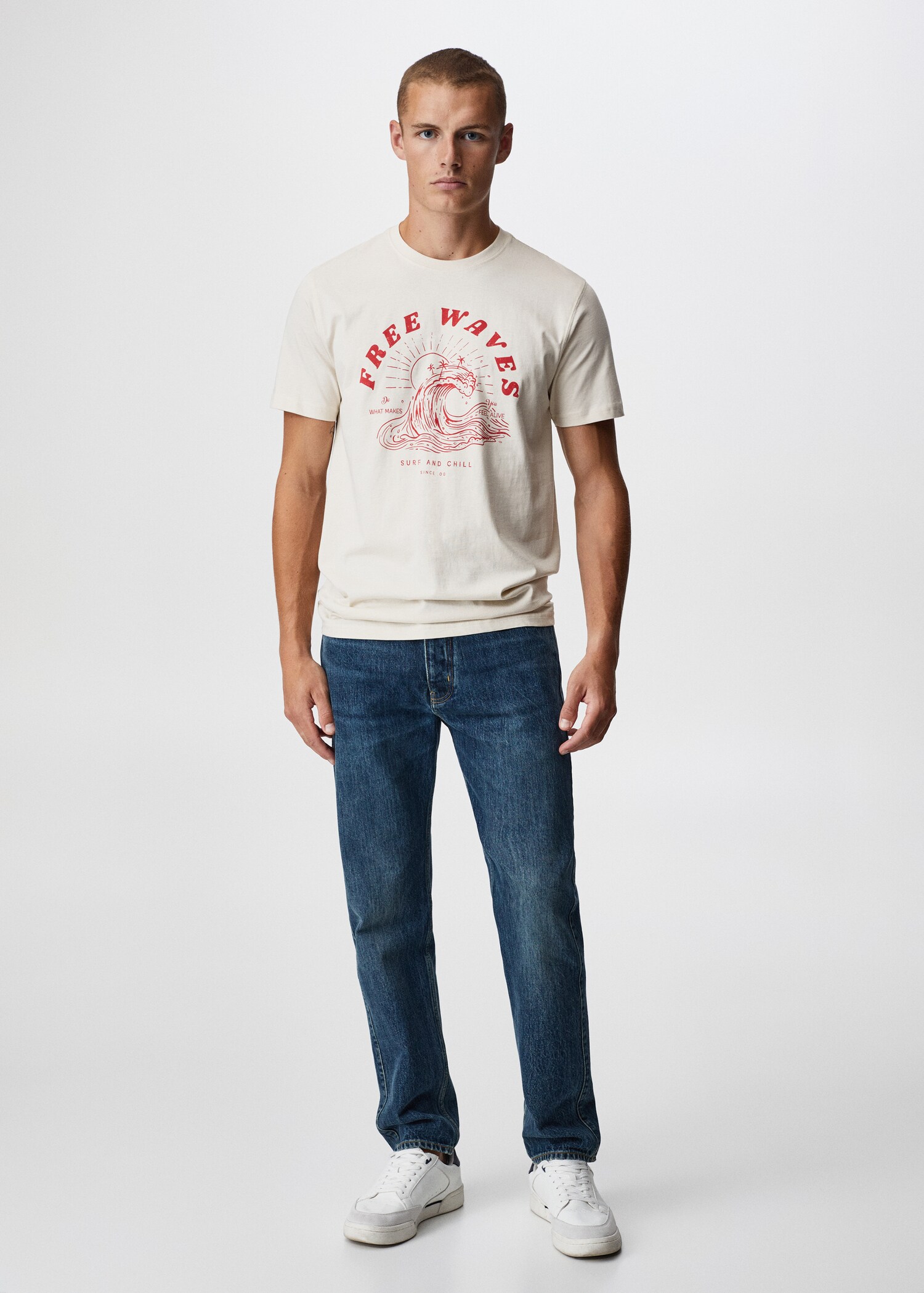 Camiseta estampada algodón - Plano general