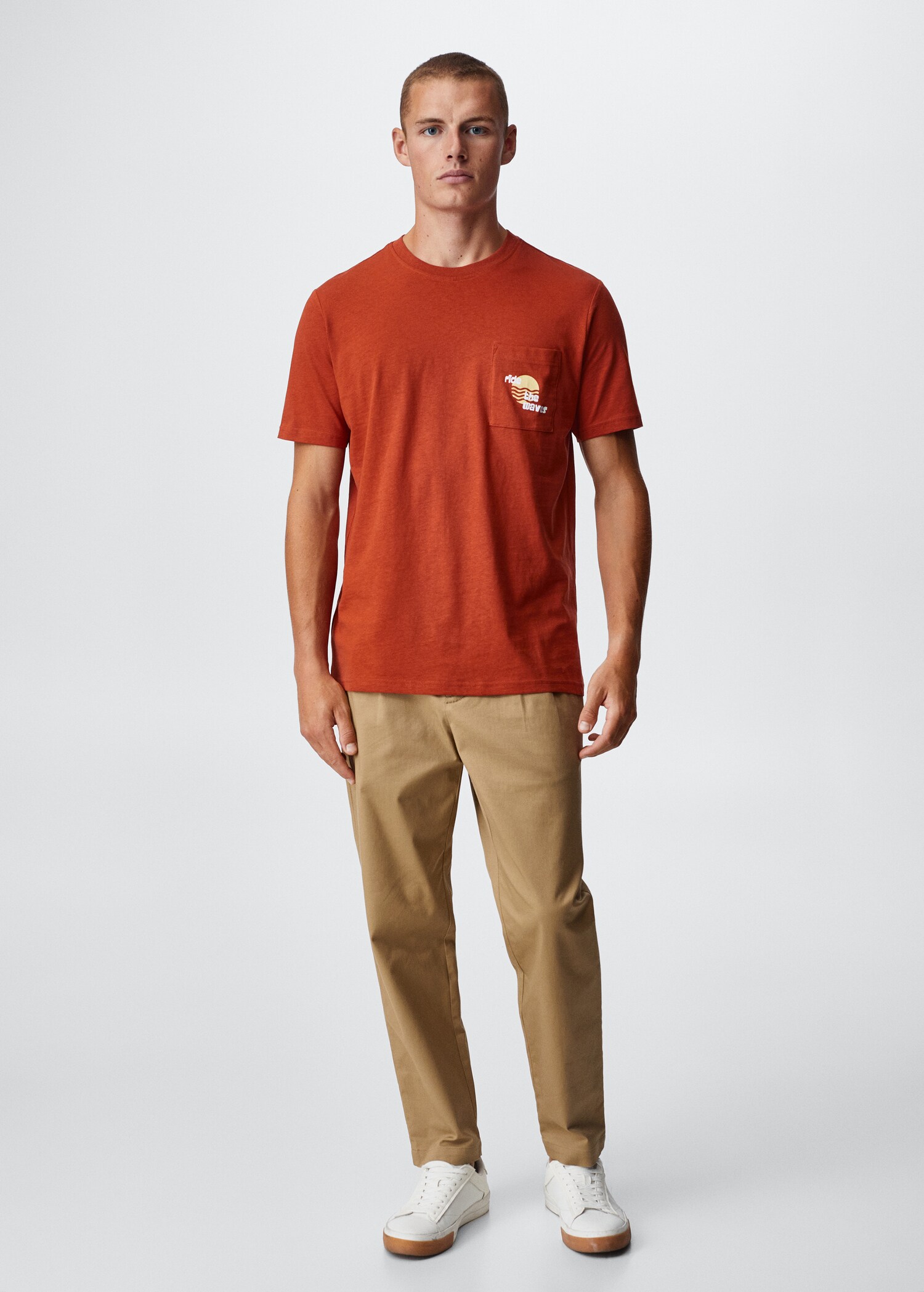 Printed pocket T-shirt - General plane