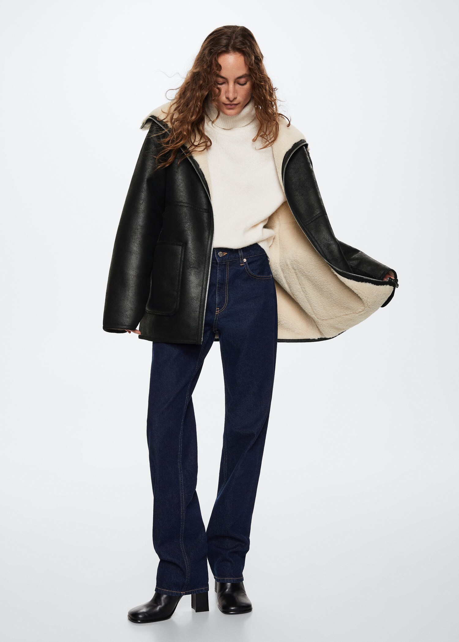 Chaqueta engomada - Plano general