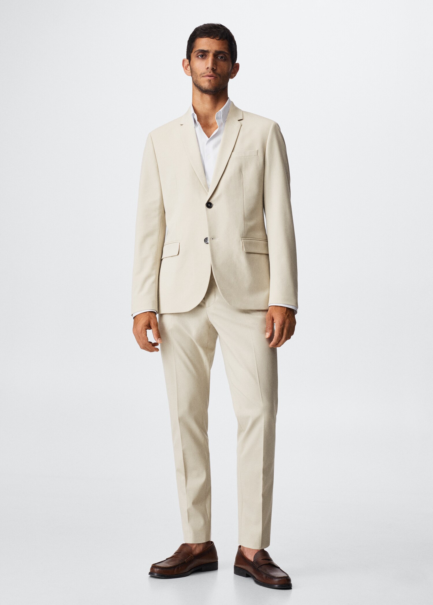 Chemise costume super slim fit - Plan général