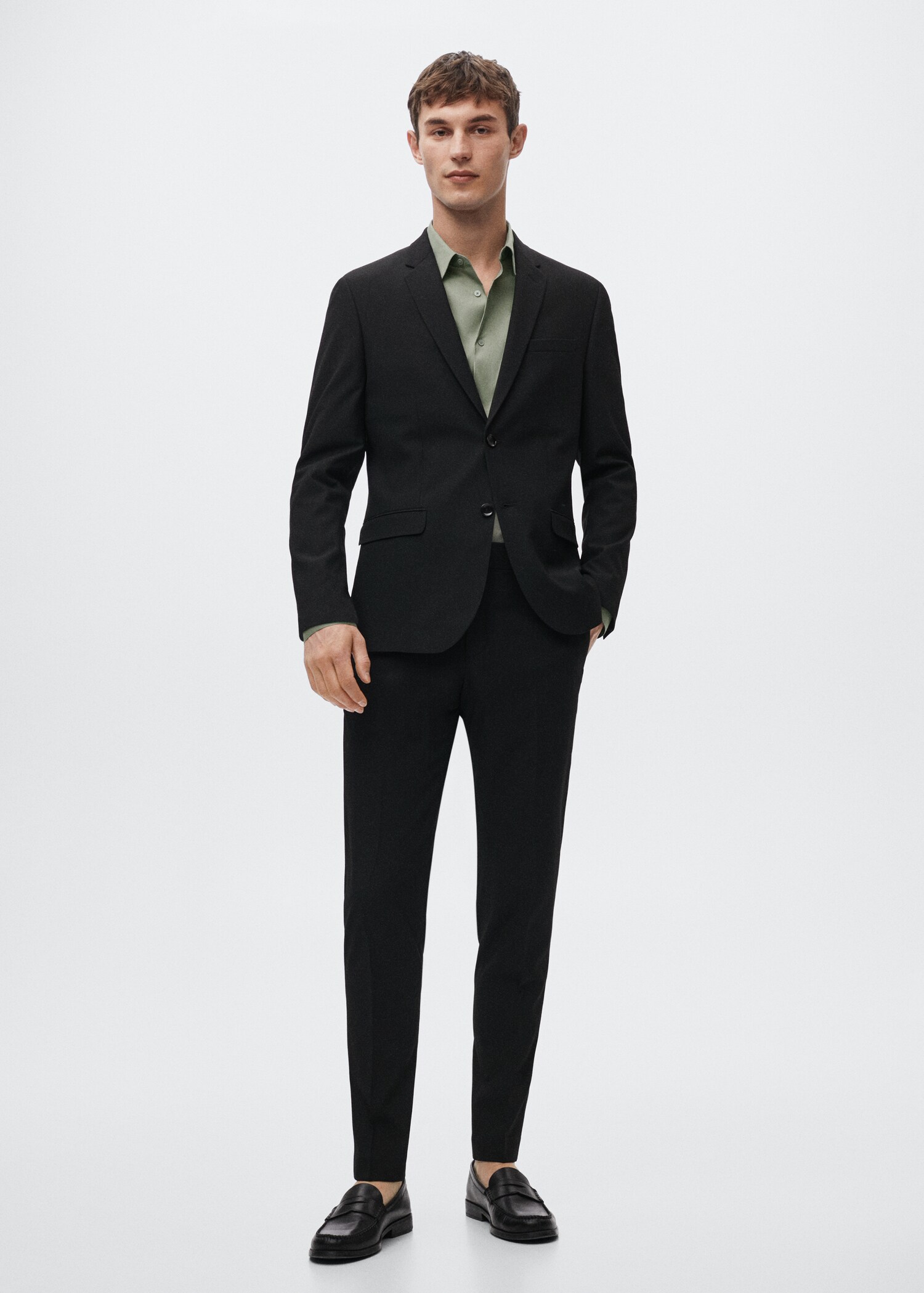 Chemise costume super slim fit - Plan général