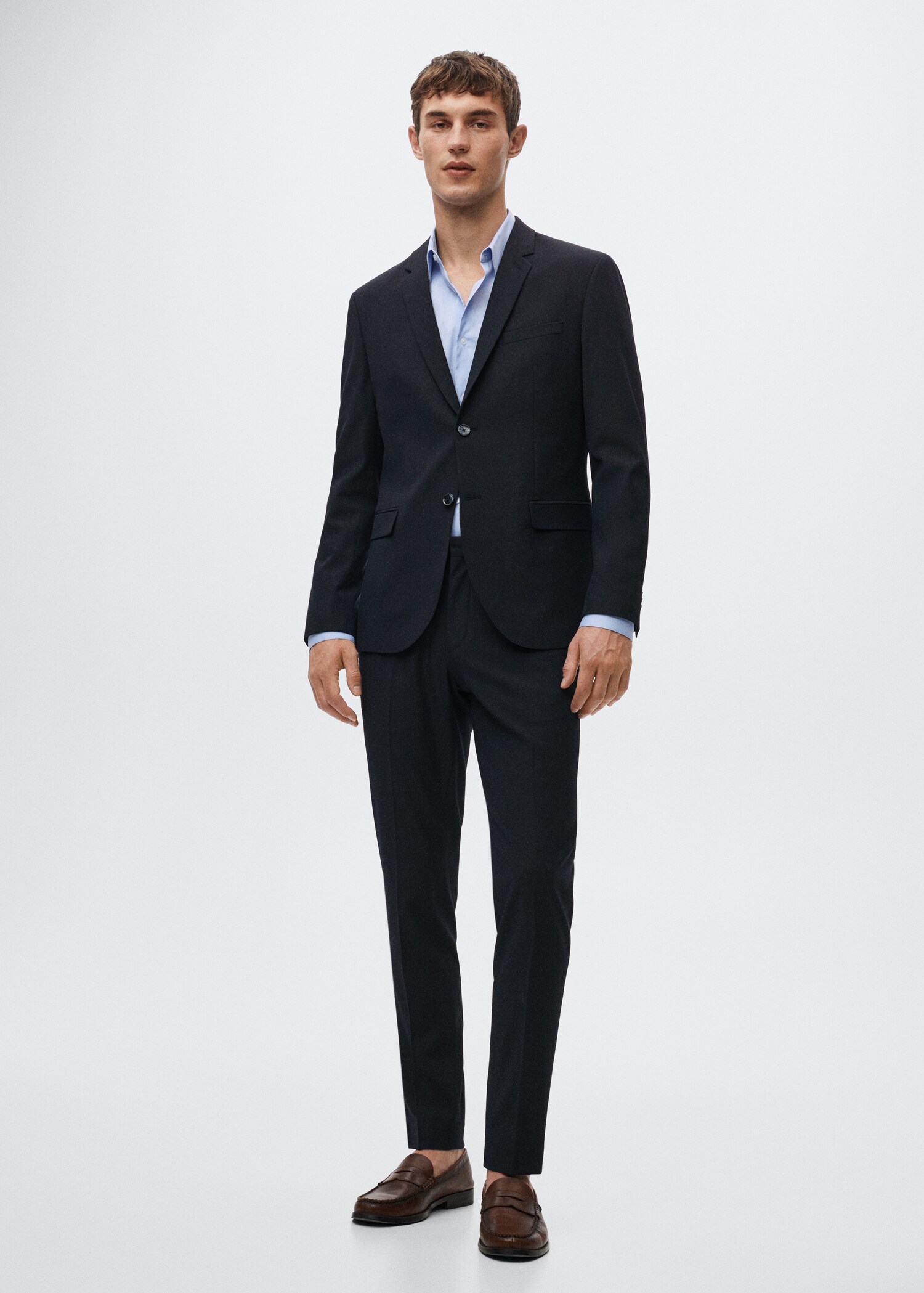 Chemise costume super slim fit - Plan général